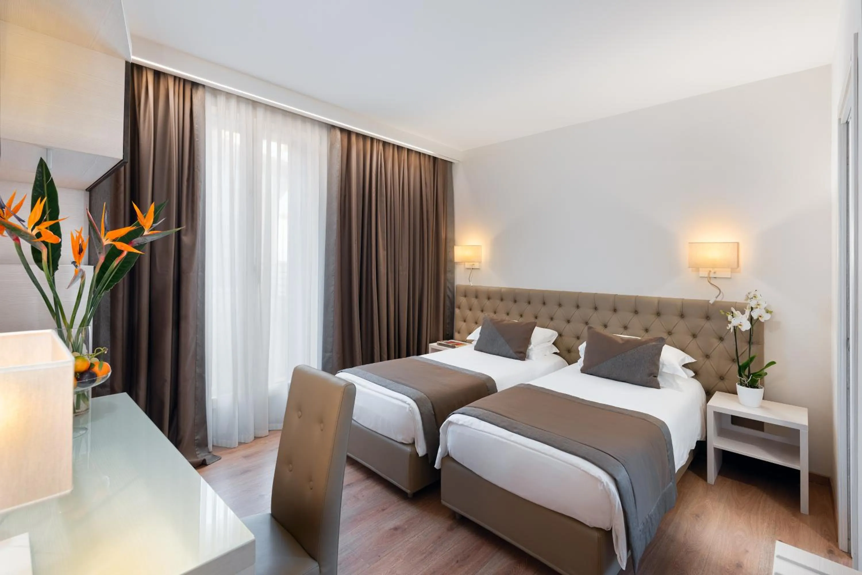 Bed in UNAHOTELS Eco Hotel Villa Costanza Venezia