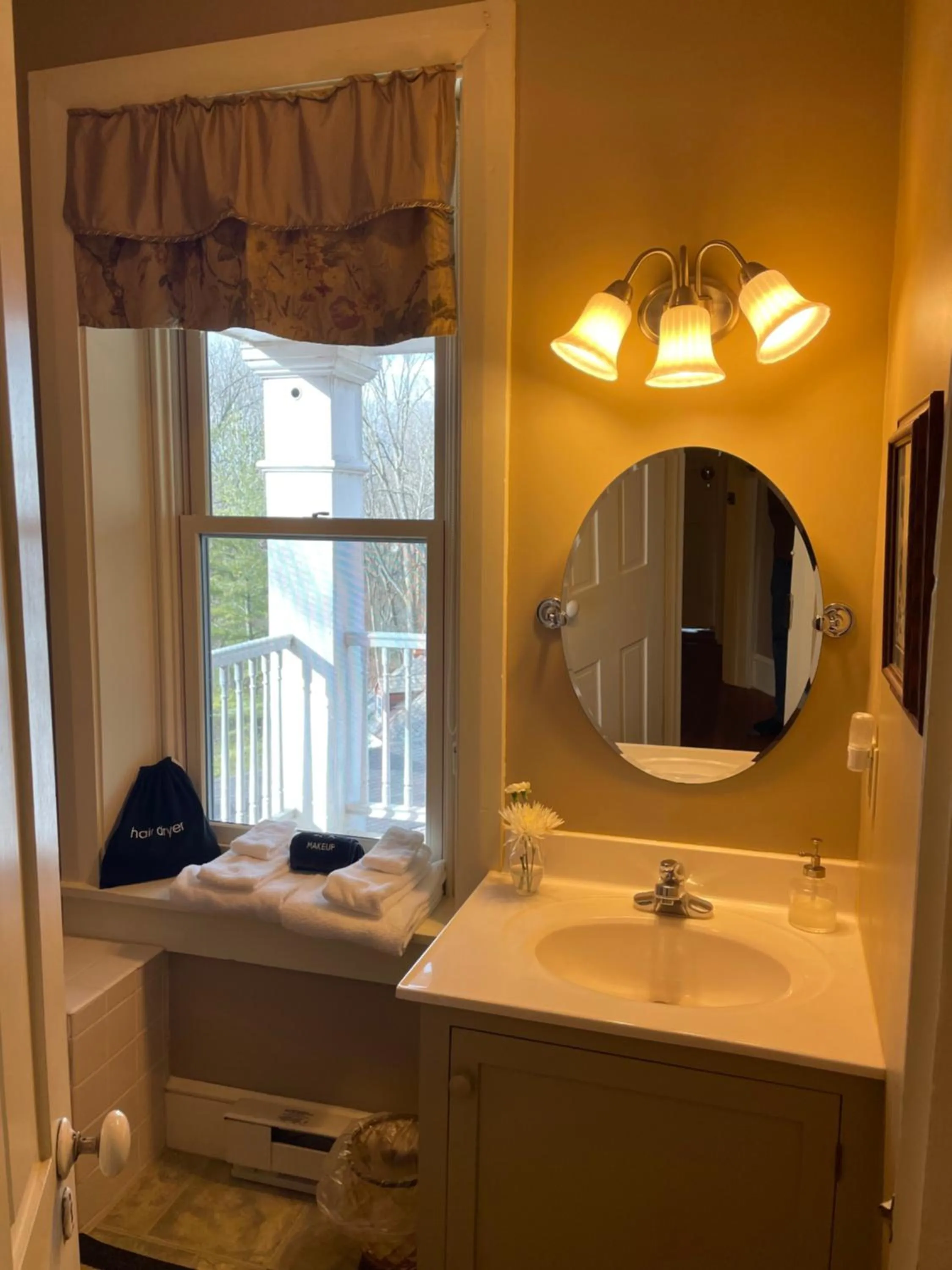 Bathroom in Hollinger House