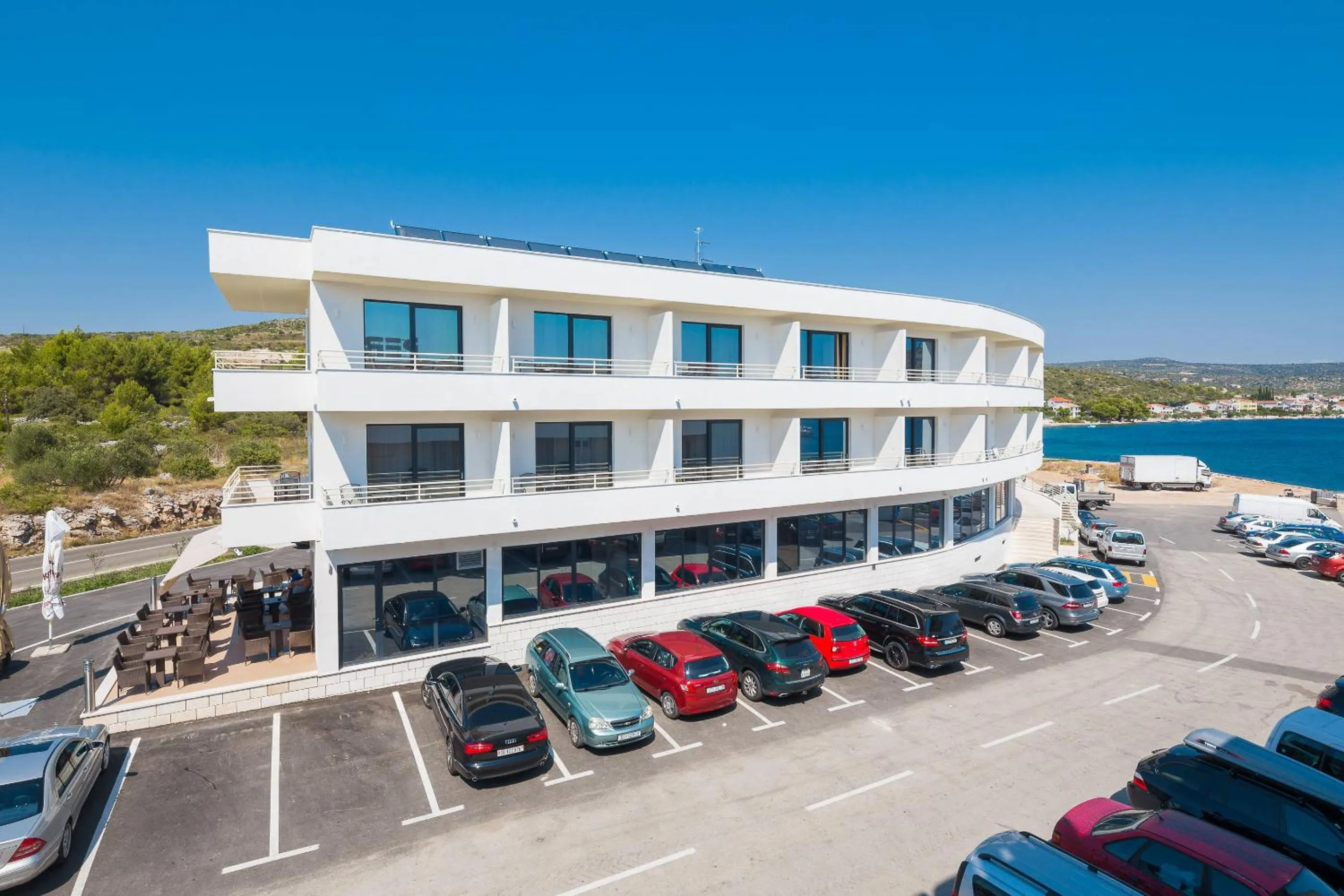 Bird's eye view in Hotel Perla