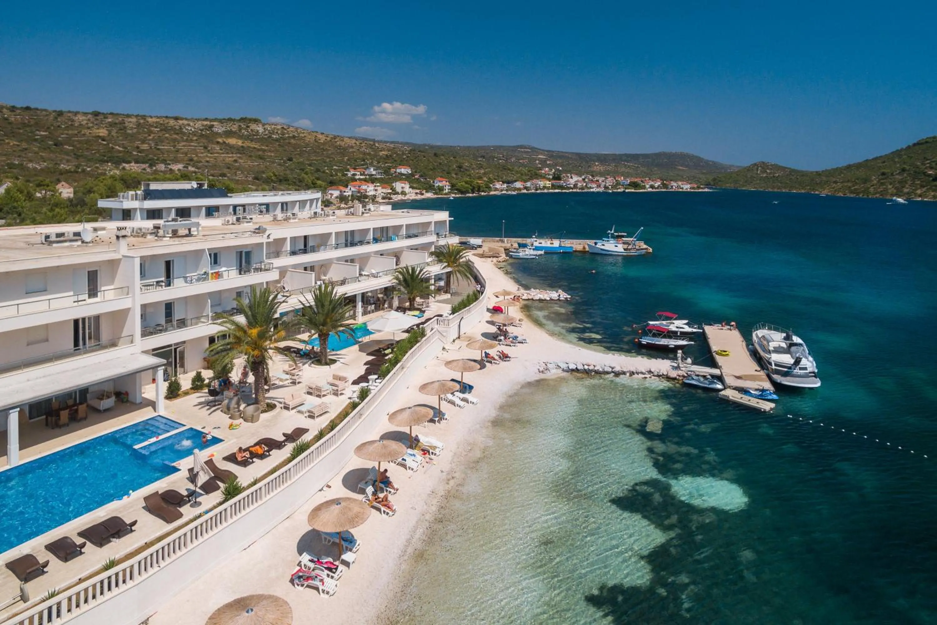 Bird's eye view in Hotel Perla