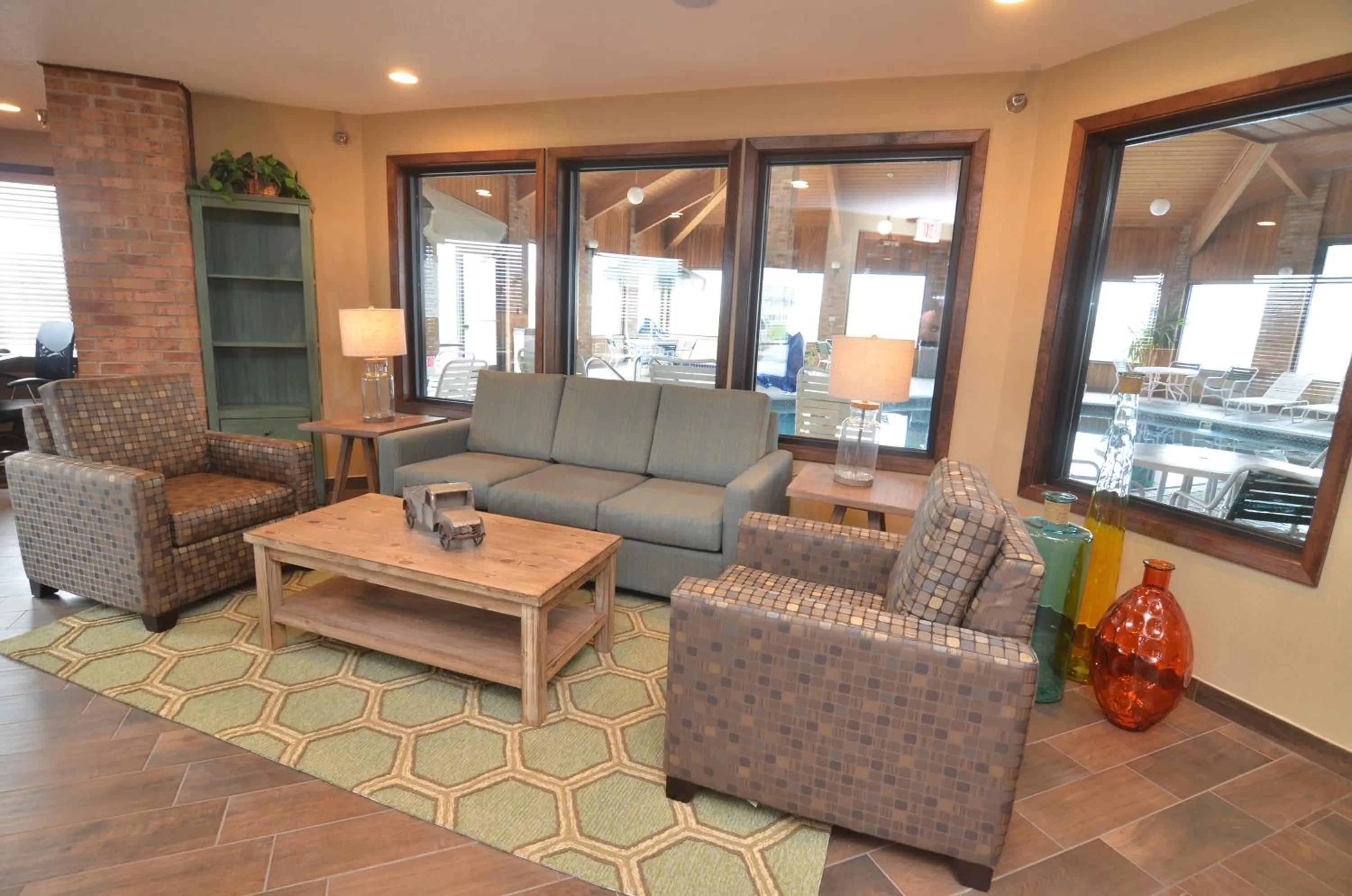 Lobby or reception in AmericInn by Wyndham Mount Pleasant