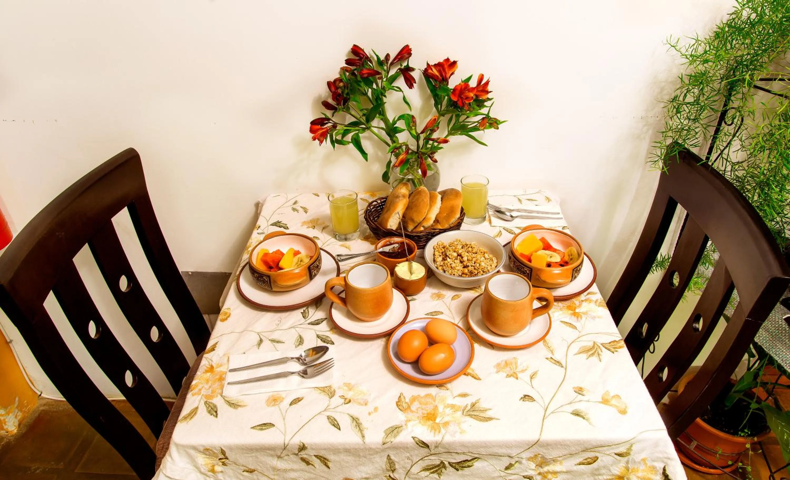 Food close-up in Parwa Guest House