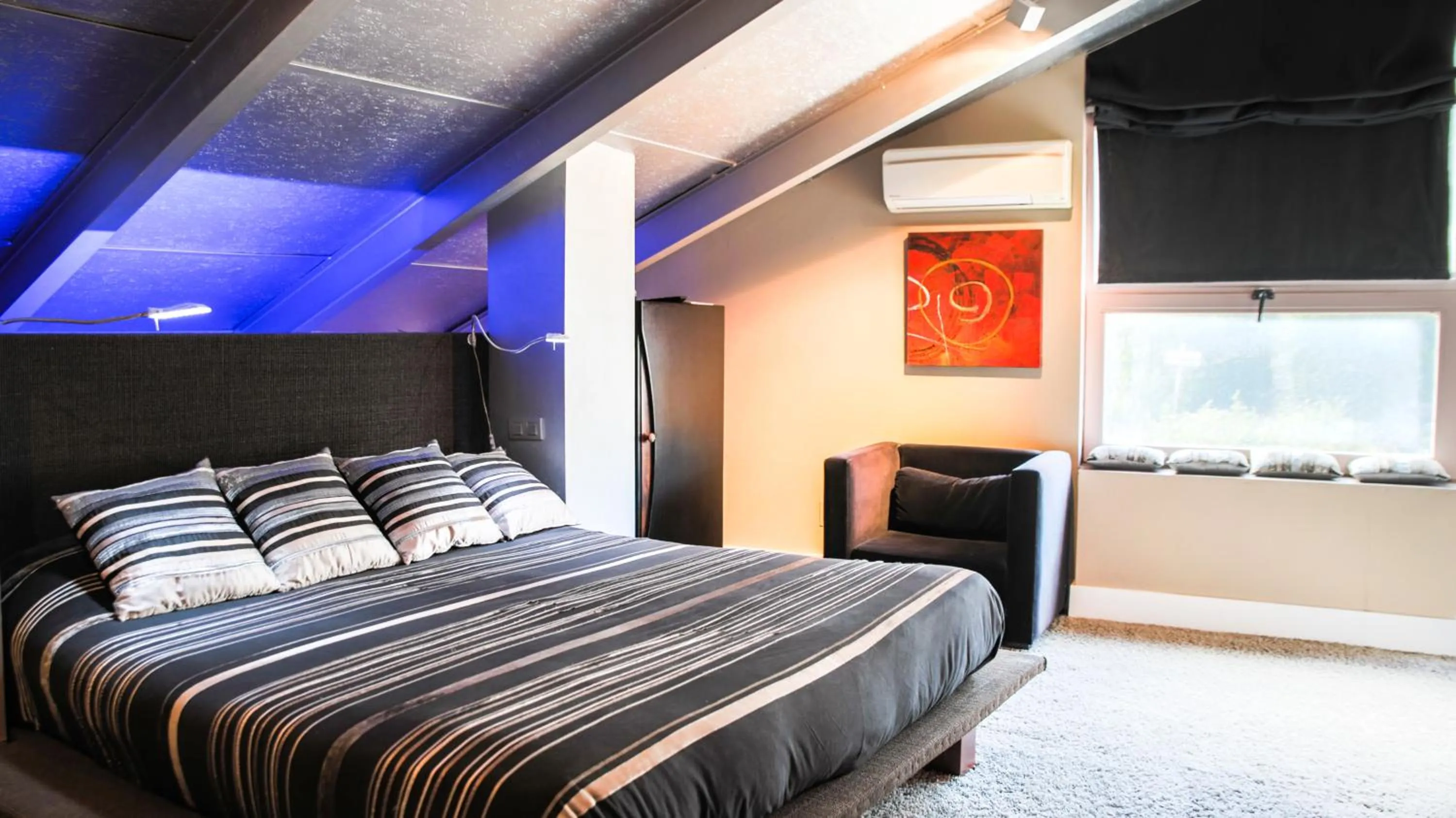 Bed in Hotel Cardamomo Sigüenza