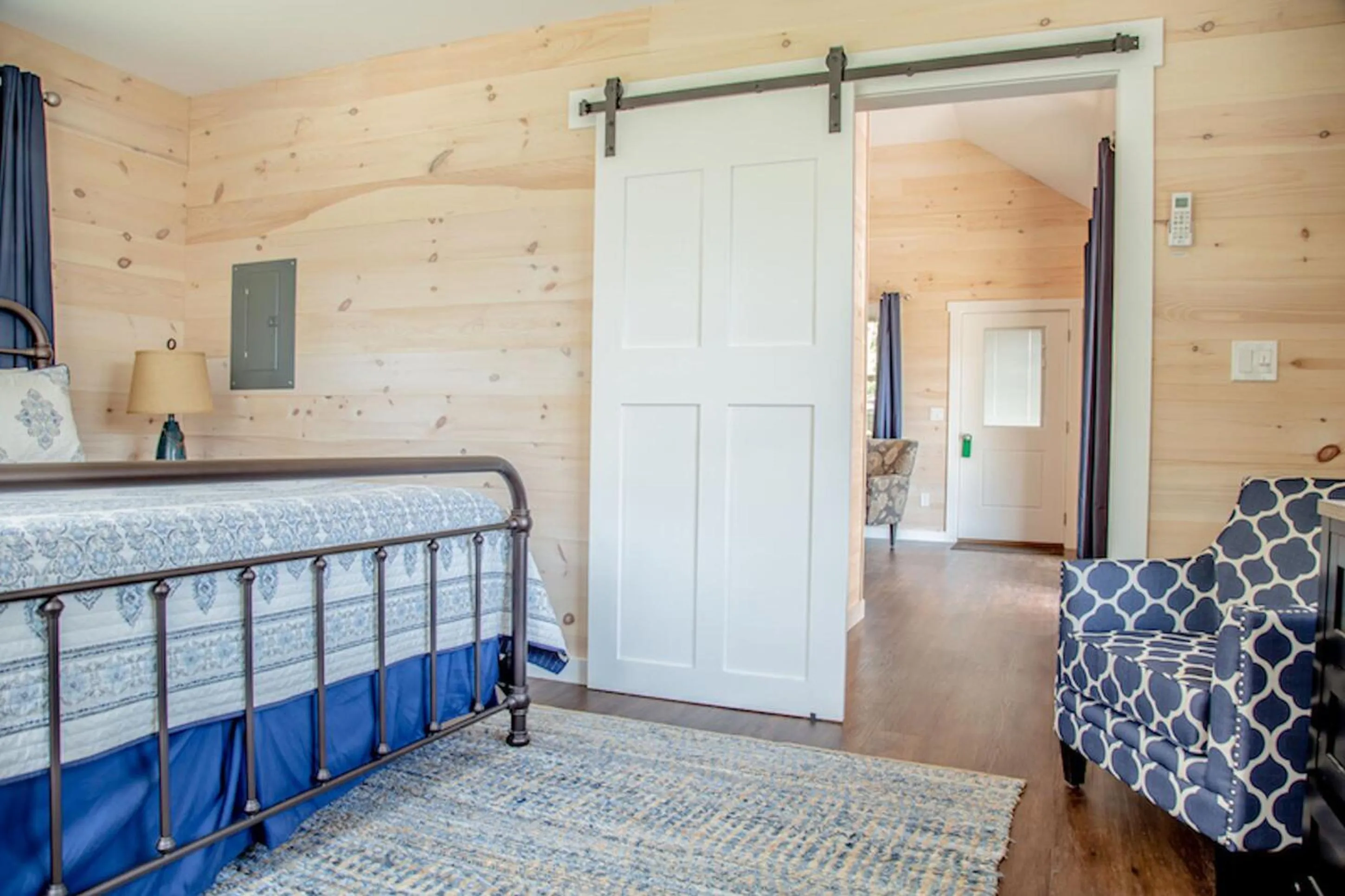 Bed in Linekin Bay Resort