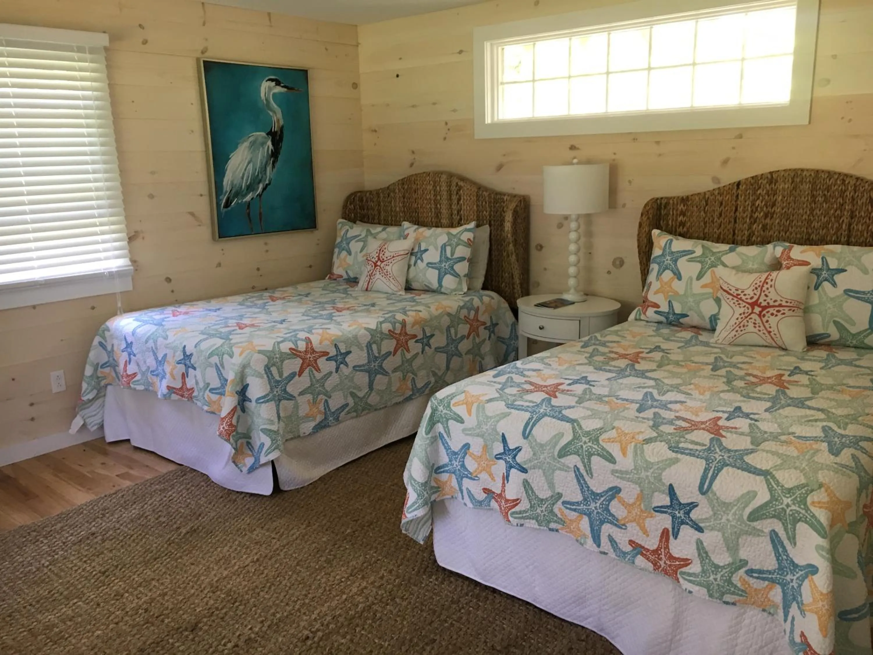 Bed in Linekin Bay Resort