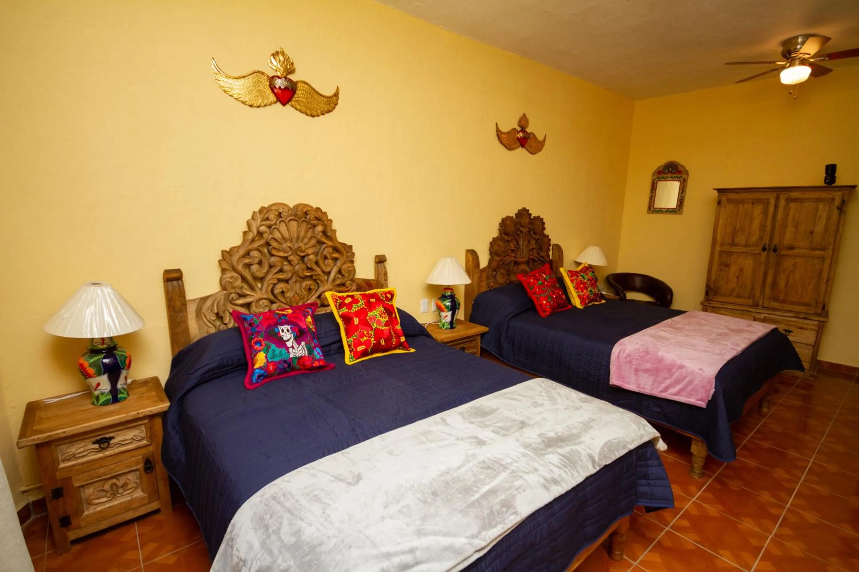 Bed in Posada Maria Luisa