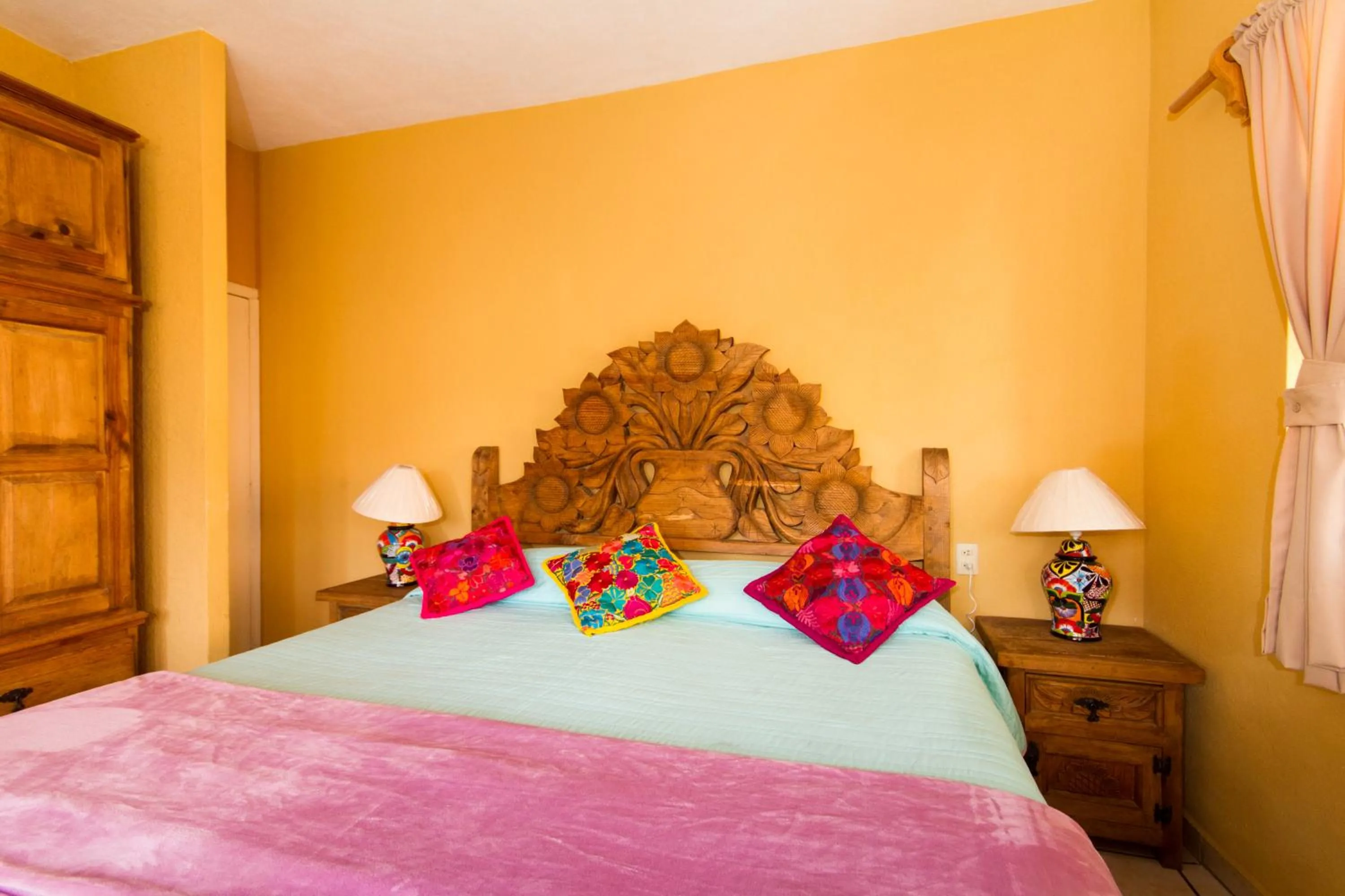 Bed in Posada Maria Luisa