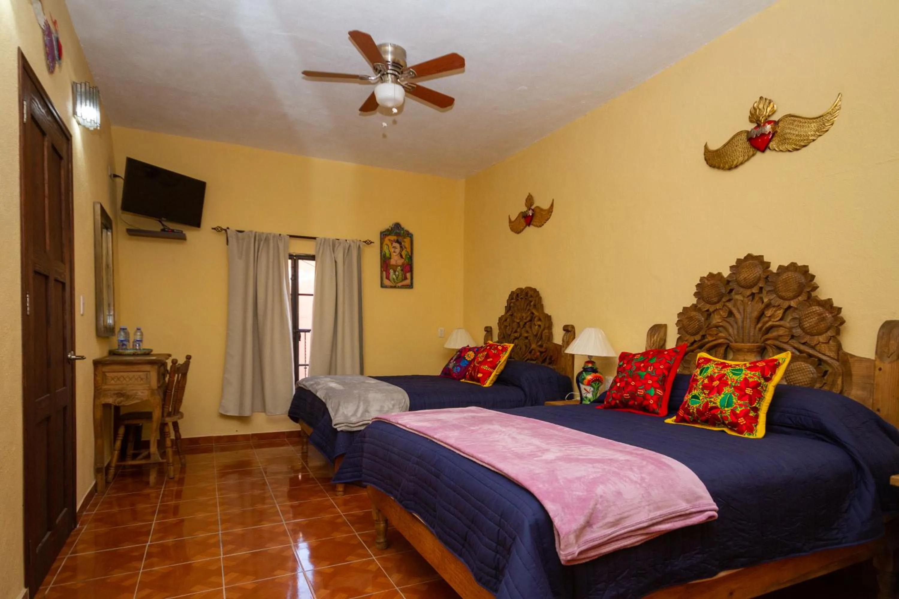 Bed in Posada Maria Luisa