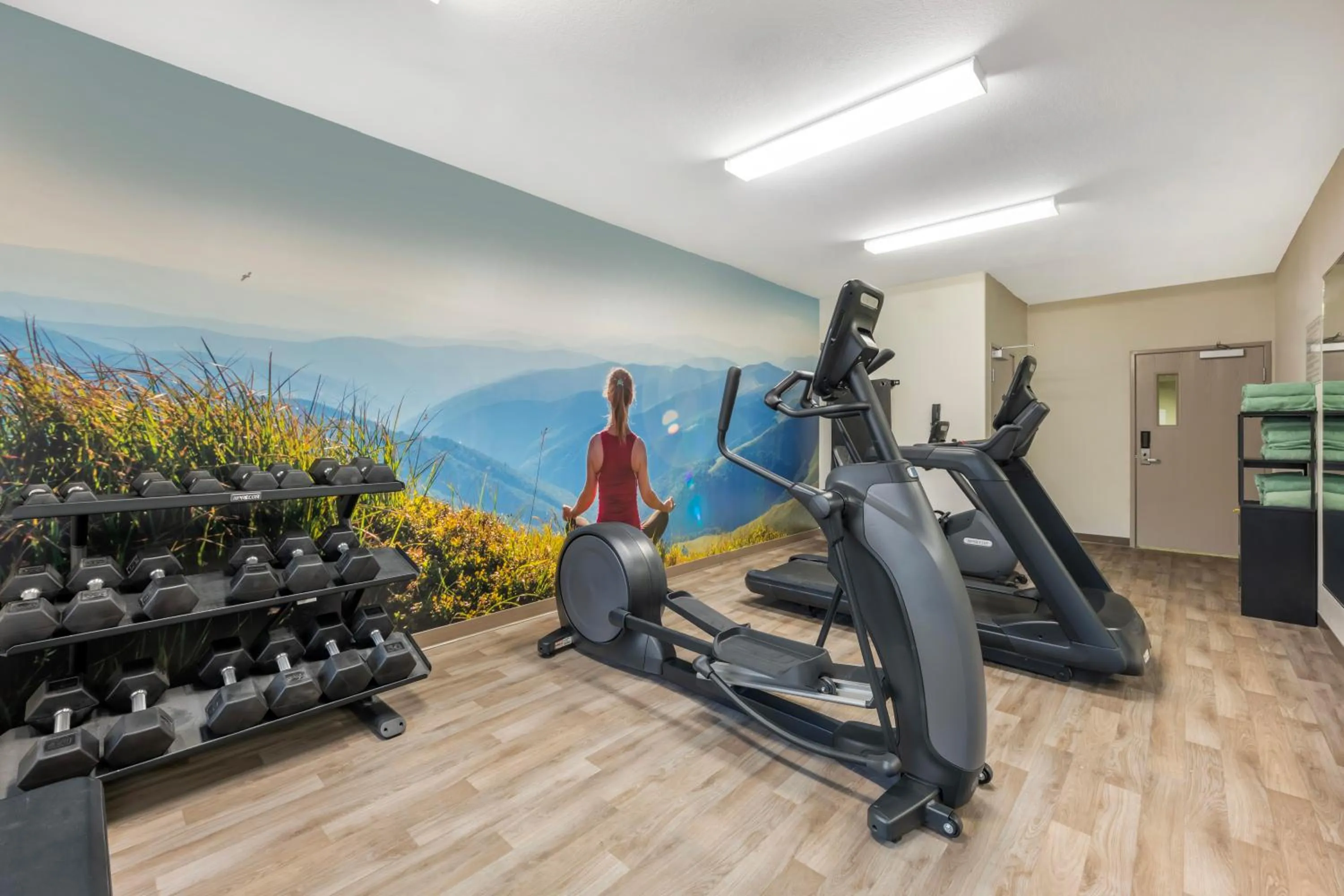 Fitness centre/facilities in Clarion Pointe Sioux Falls Airport