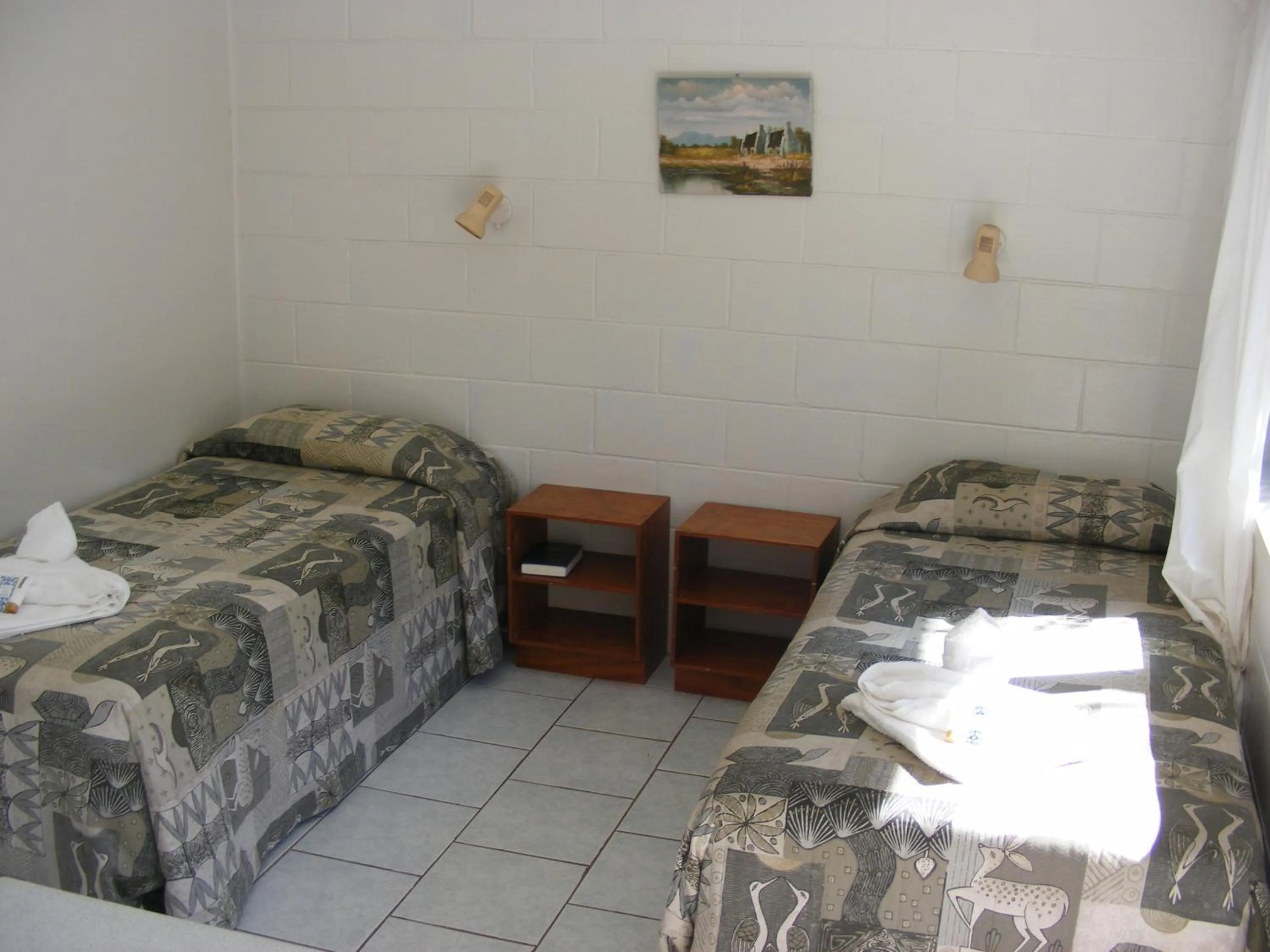 Bed in Central Motel