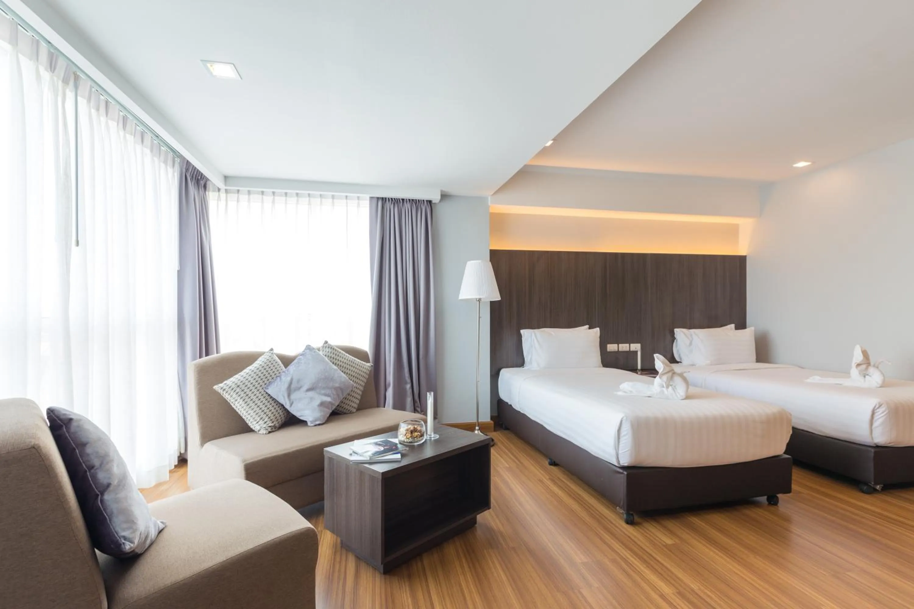 Bed in Top View Hotel - SHA Extra Plus