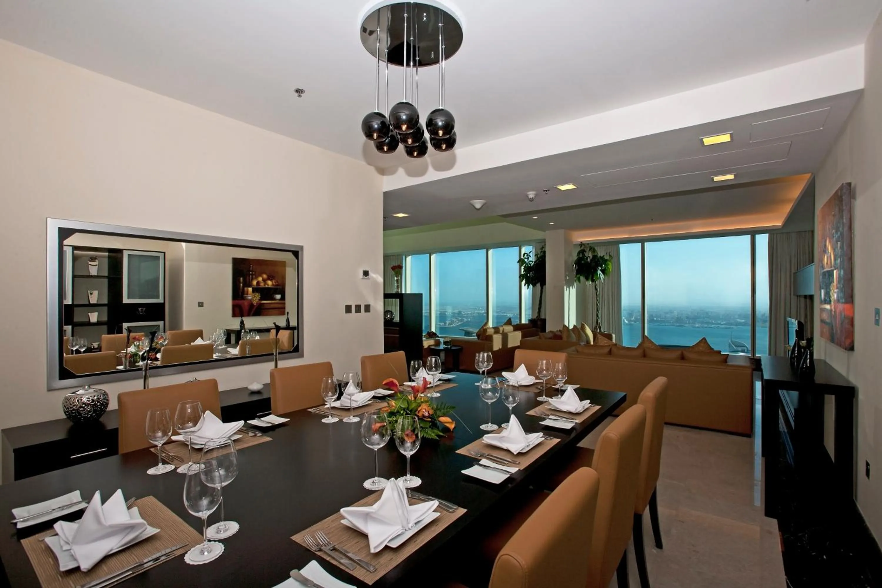 Dining area in Kempinski Residences & Suites, Doha