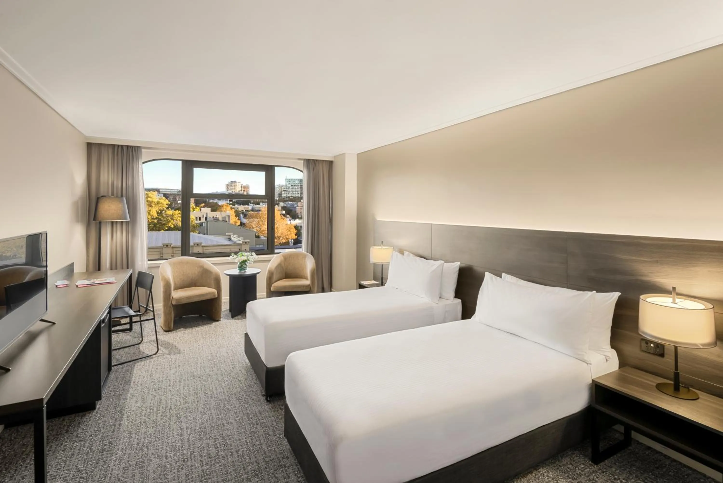 Bed in The Sydney Boulevard Hotel