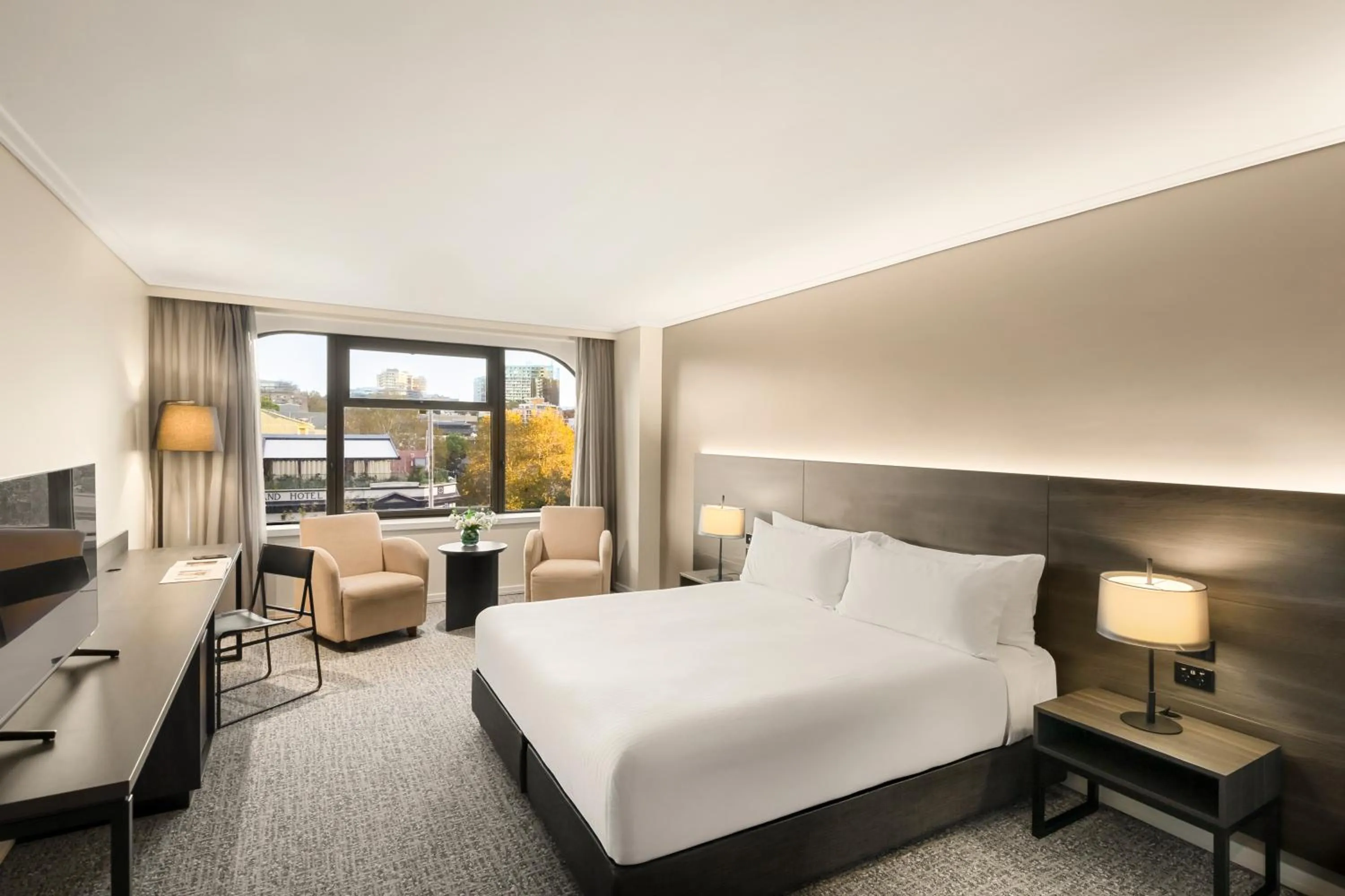 Bed in The Sydney Boulevard Hotel