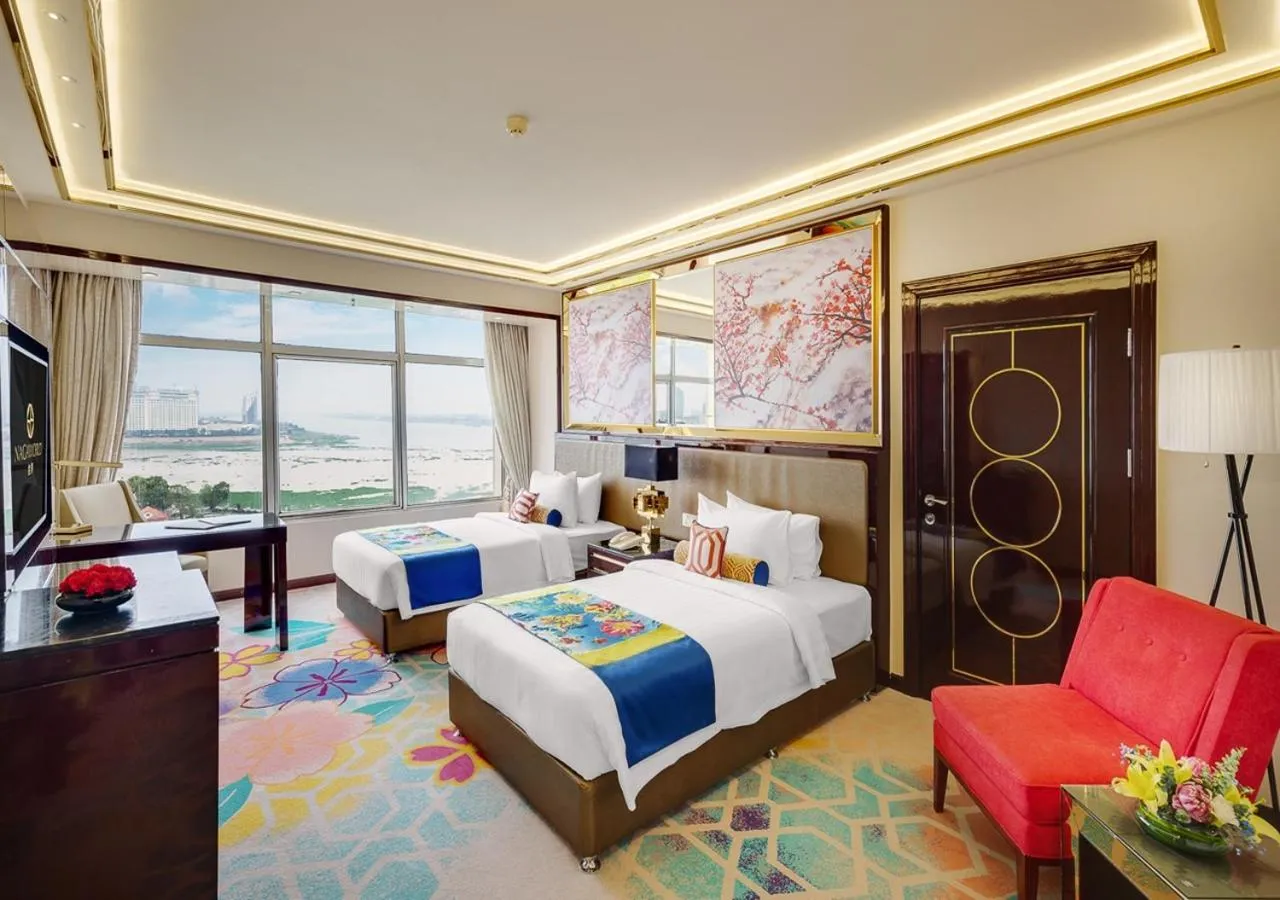 Bed in NagaWorld Hotel & Entertainment Complex