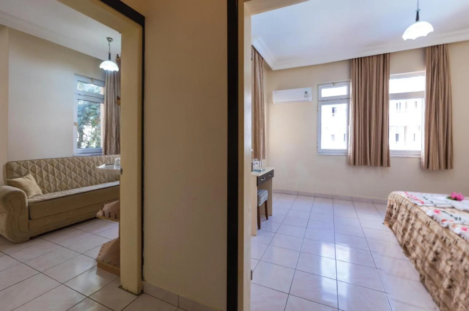 Bedroom in Helios Hotel