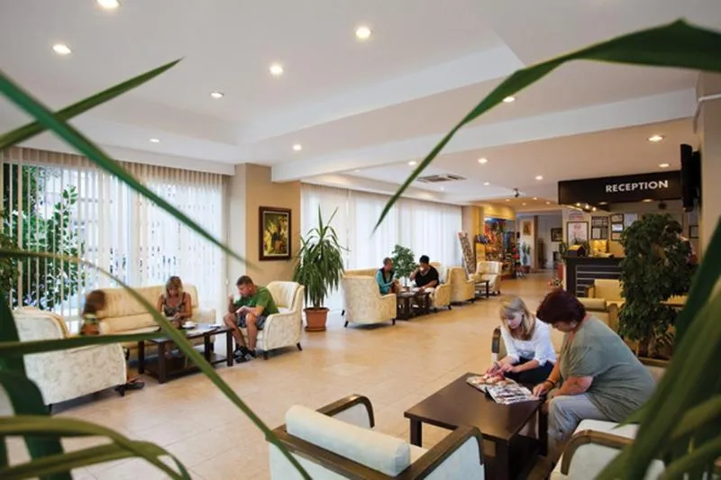 Lobby or reception in Helios Hotel