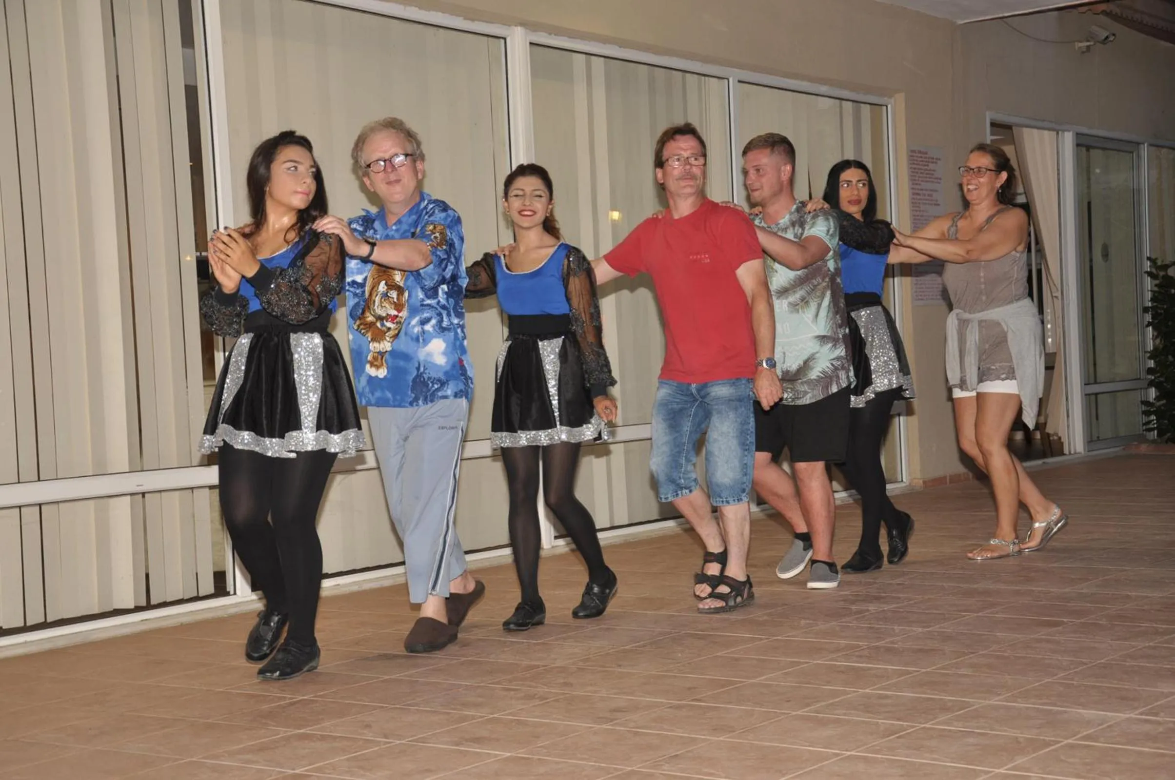 group of guests in Helios Hotel