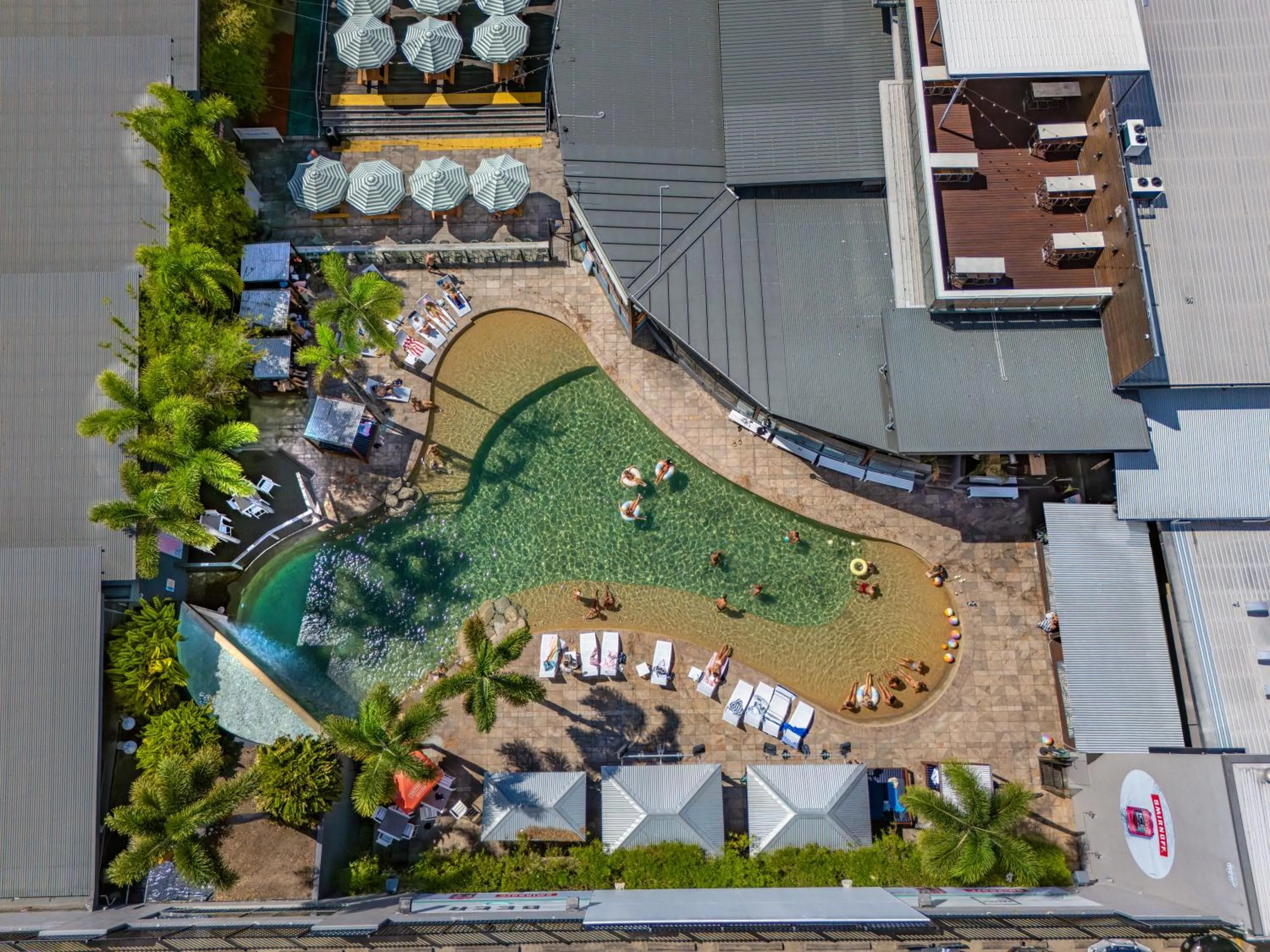 Bird's eye view in Gilligan's Hotel & Resort Cairns