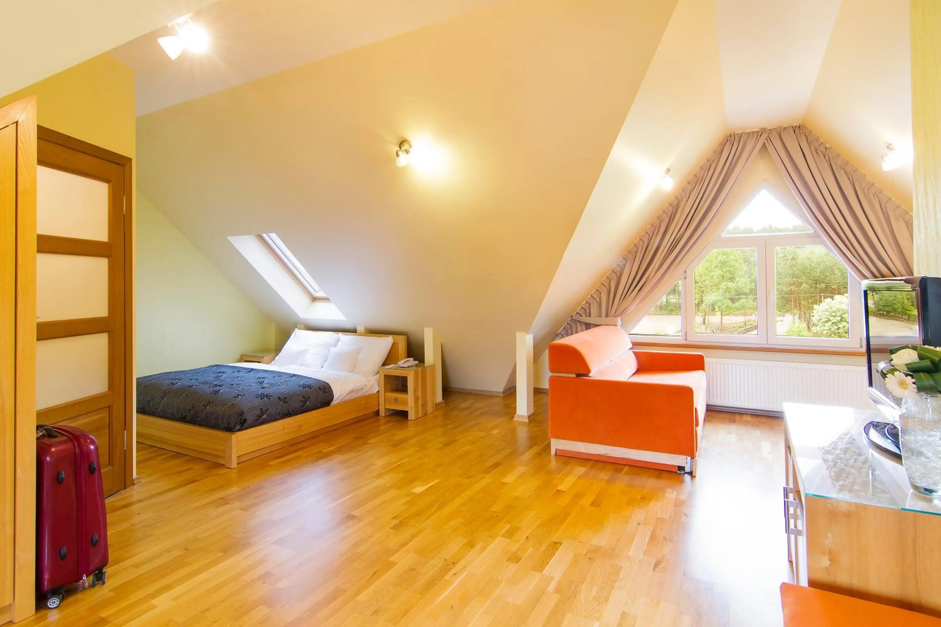 Day, Bed in Hotel Pory Roku