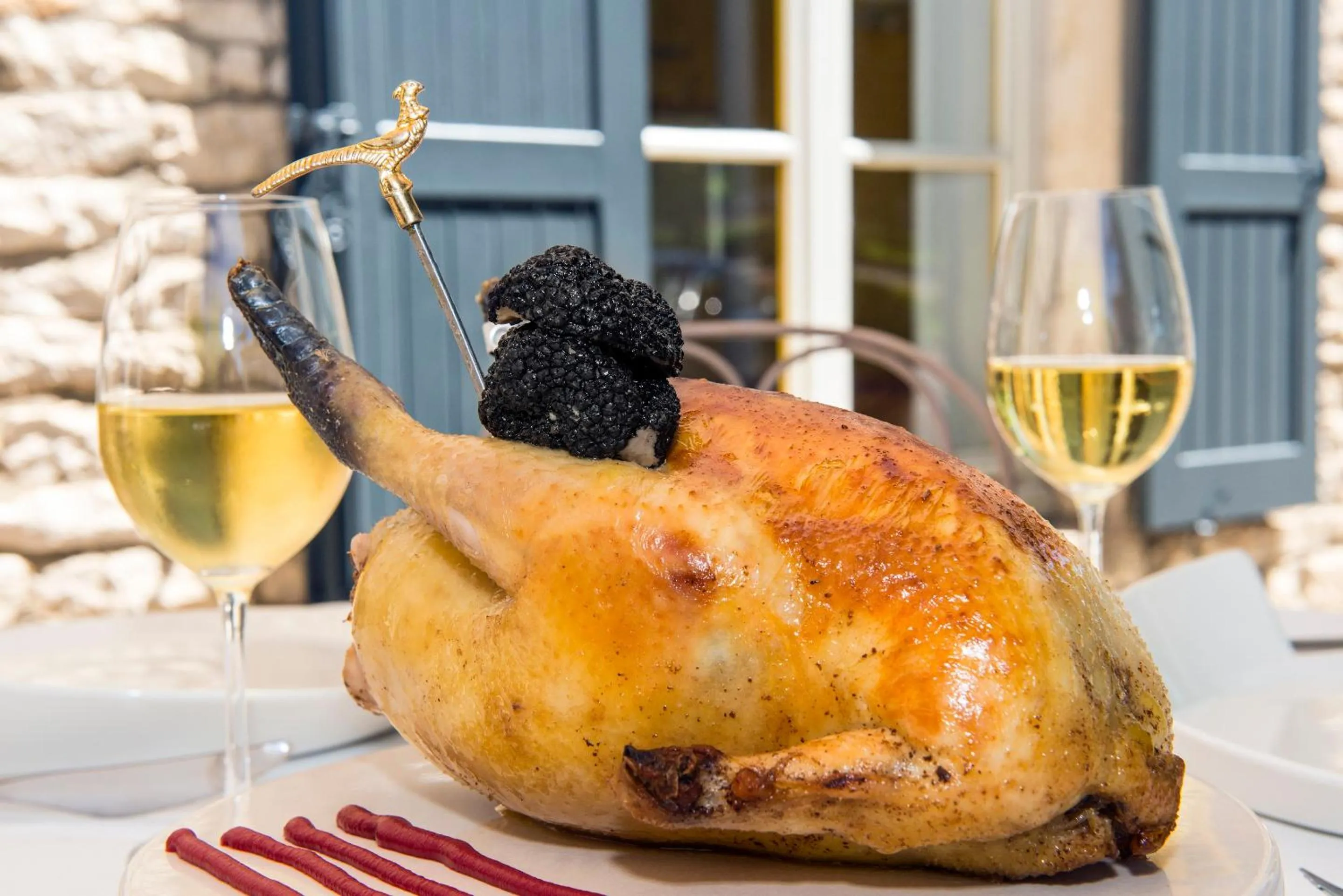 Food close-up in Frédéric Carrion - Cuisine, Hôtel & Spa