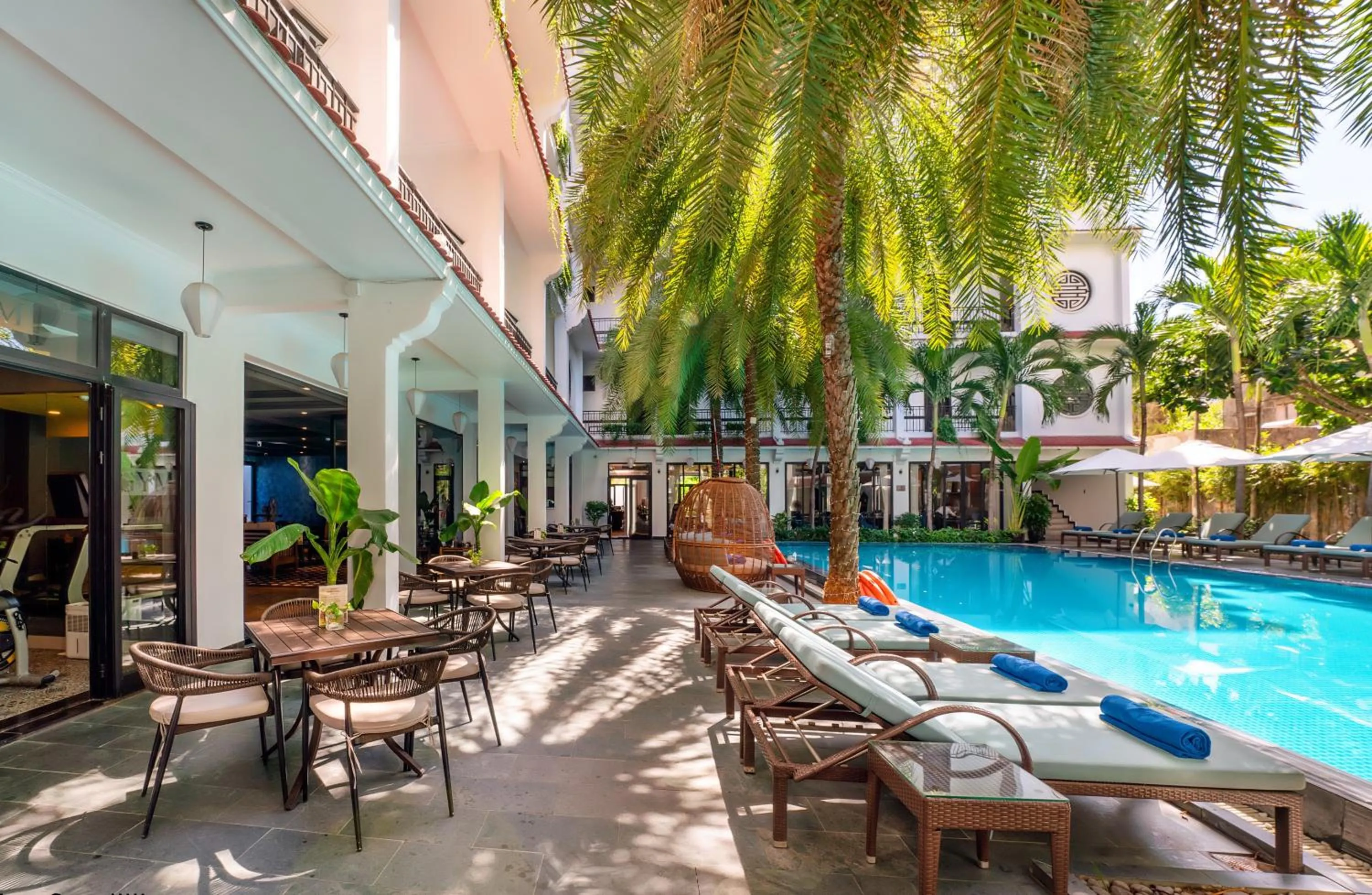 Swimming pool in Hadana Boutique Resort Hoi An