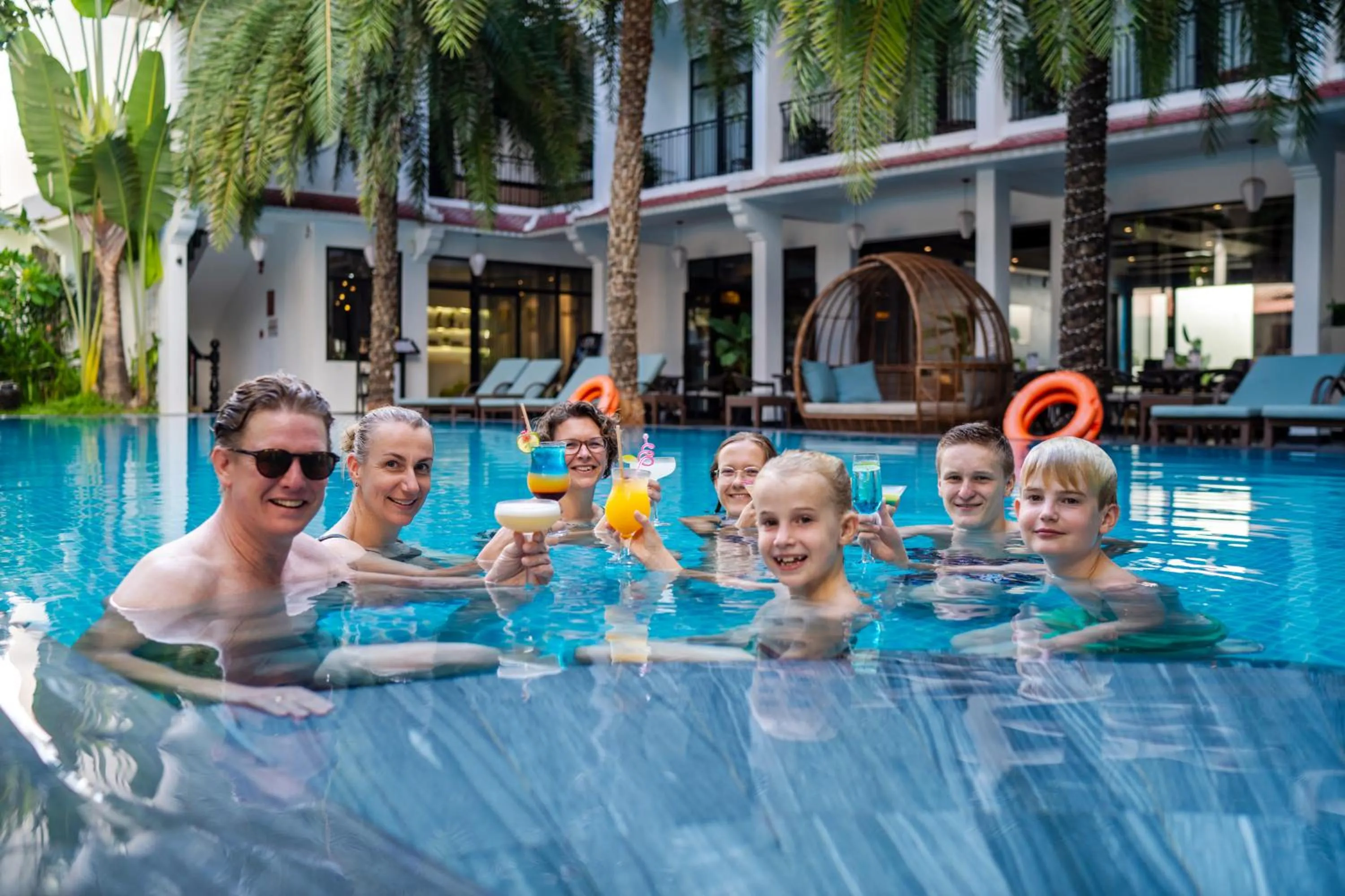 Swimming pool in Hadana Boutique Resort Hoi An