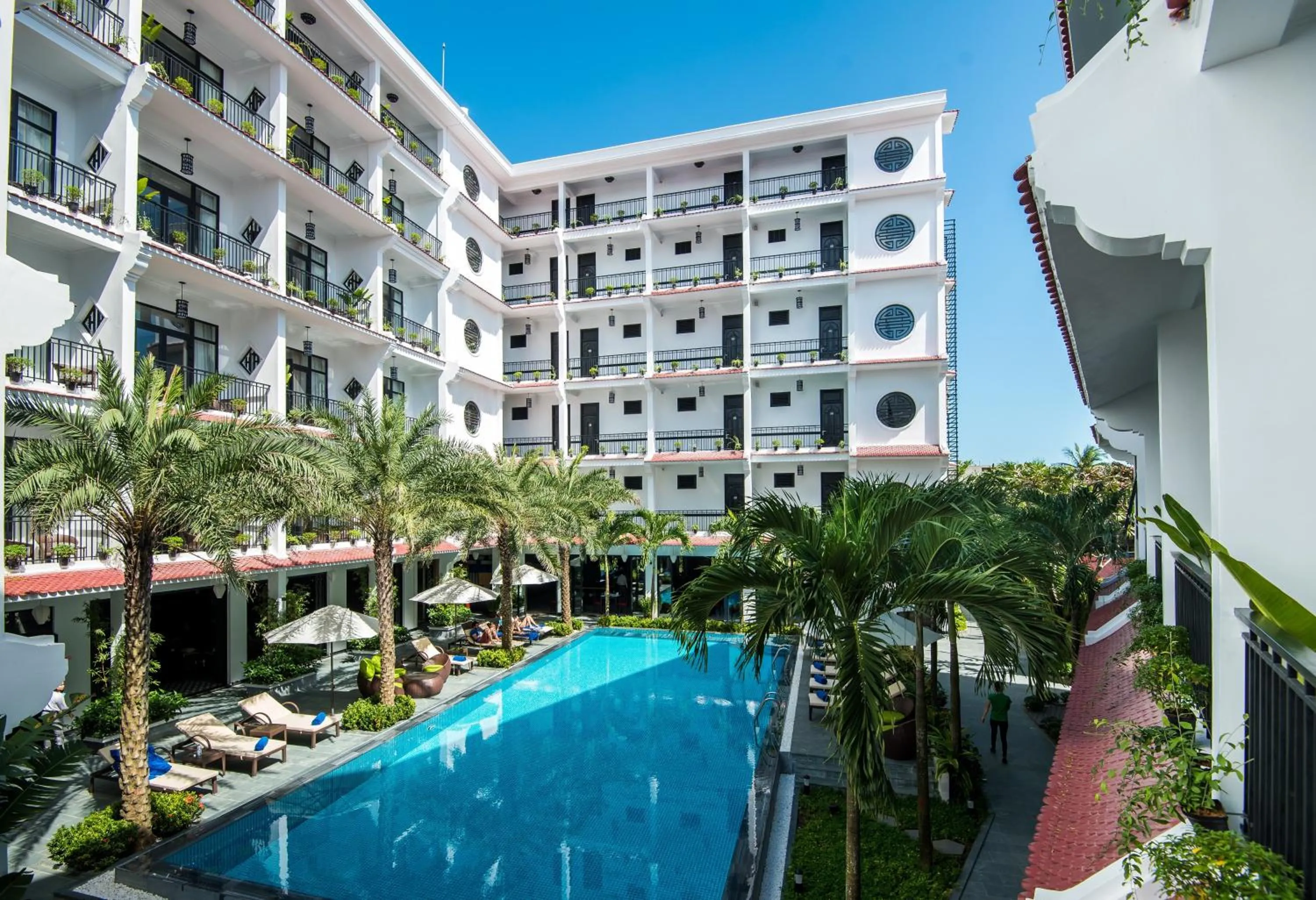 Pool view in Hadana Boutique Resort Hoi An
