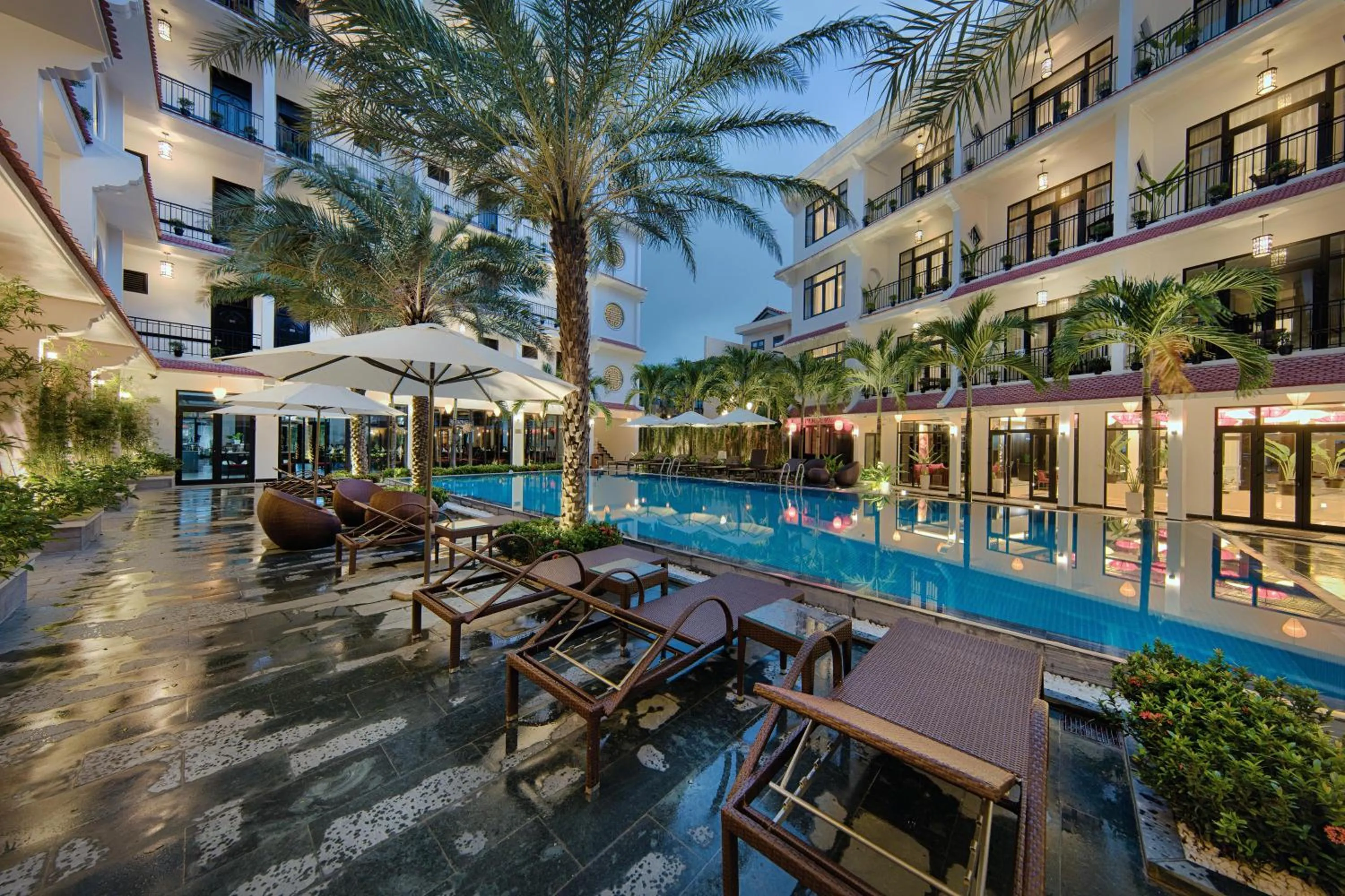 Swimming pool in Hadana Boutique Resort Hoi An