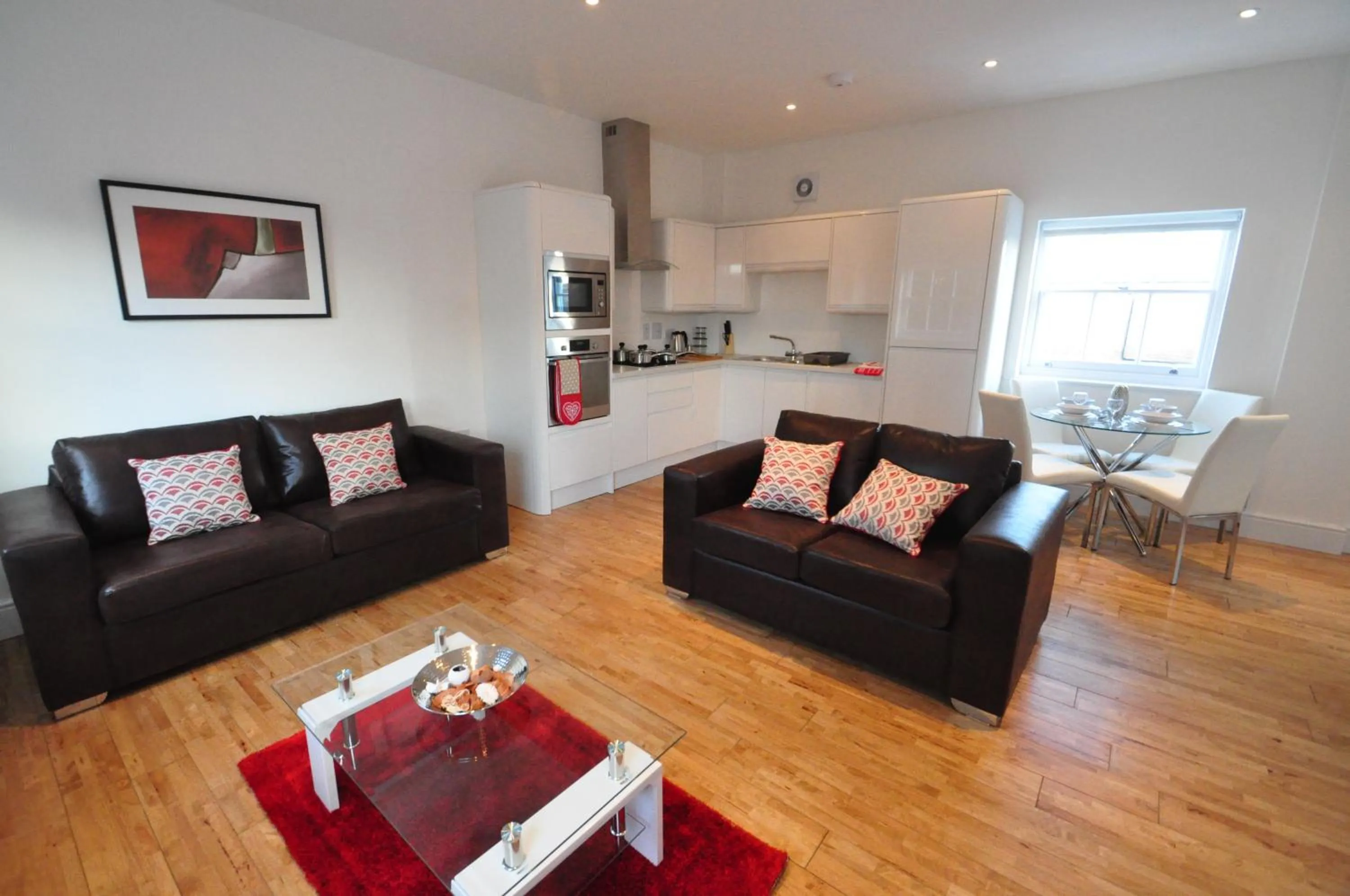 Living room, Seating Area in Andover Apartments