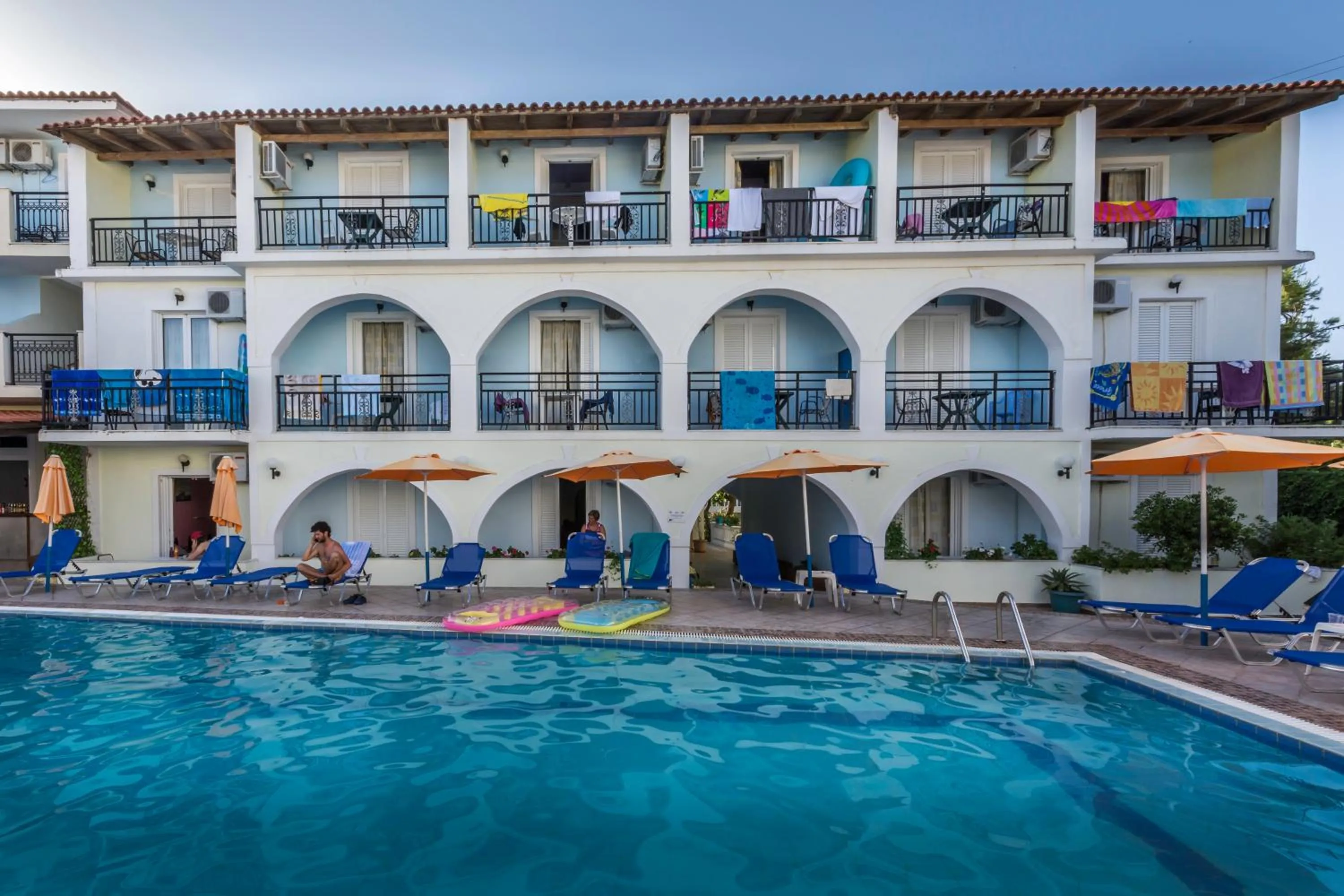 Property building in Vossos Hotel Apartments