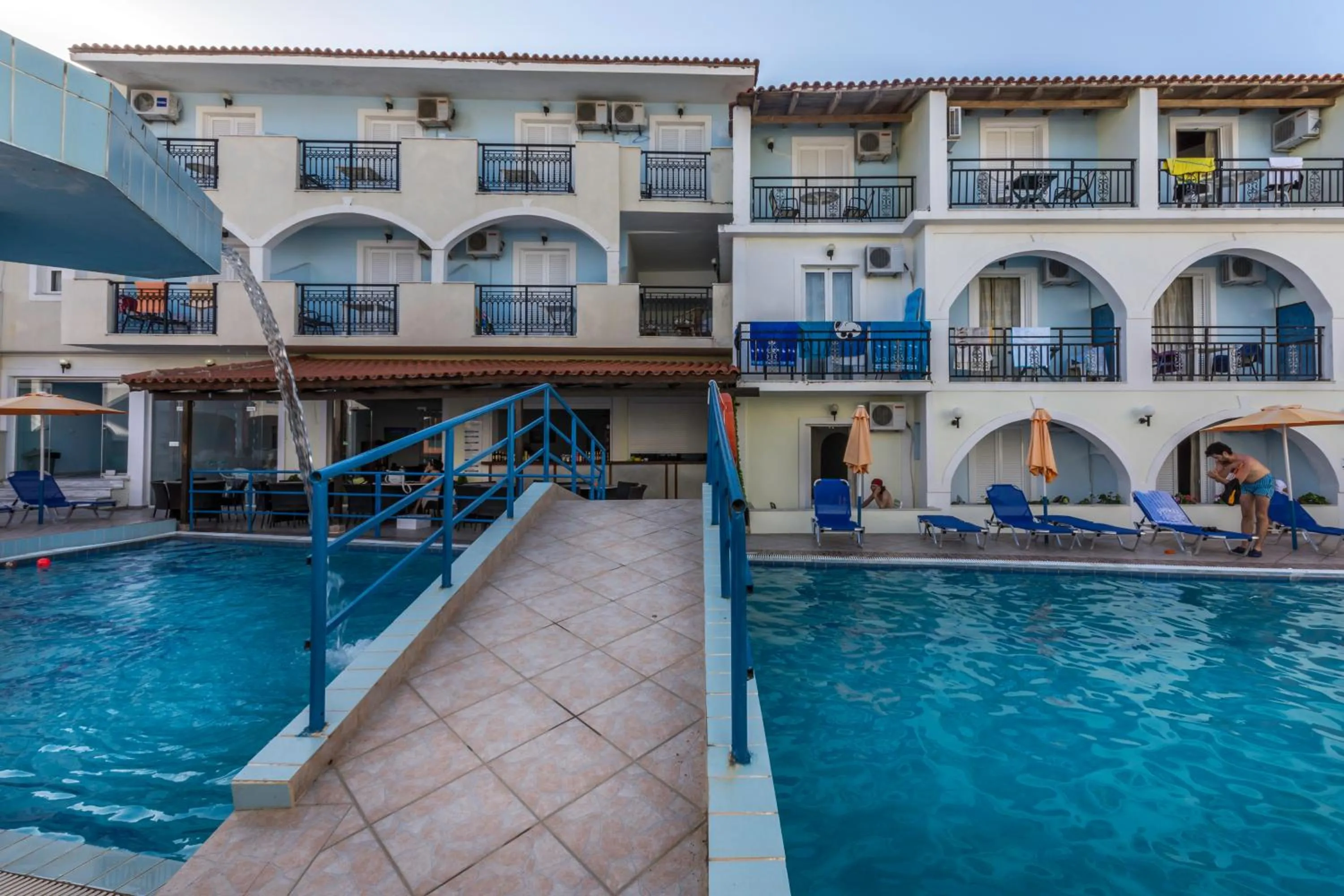 Property building in Vossos Hotel Apartments