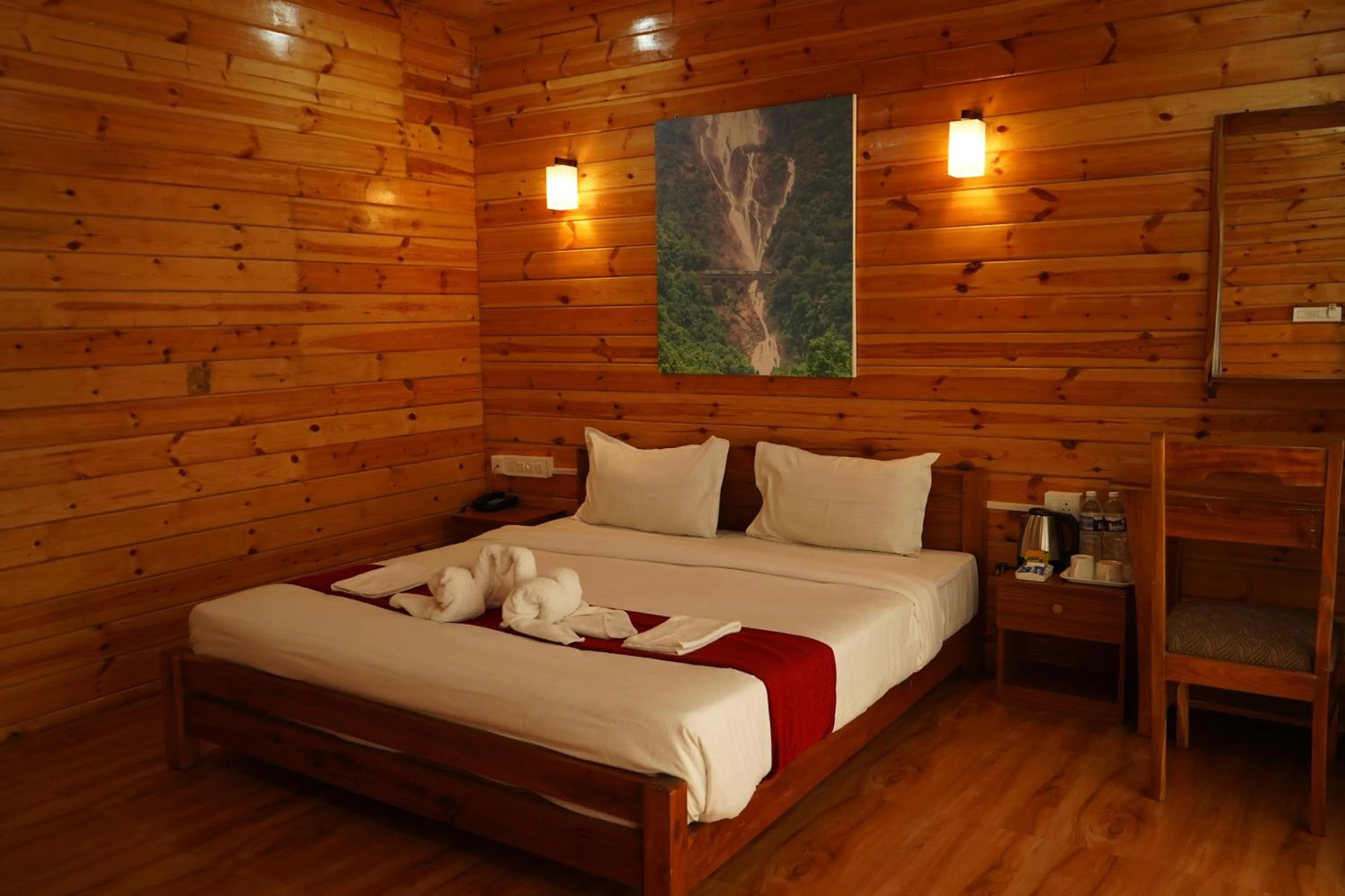 Bed in Shaan Coco Palms Beach Resort