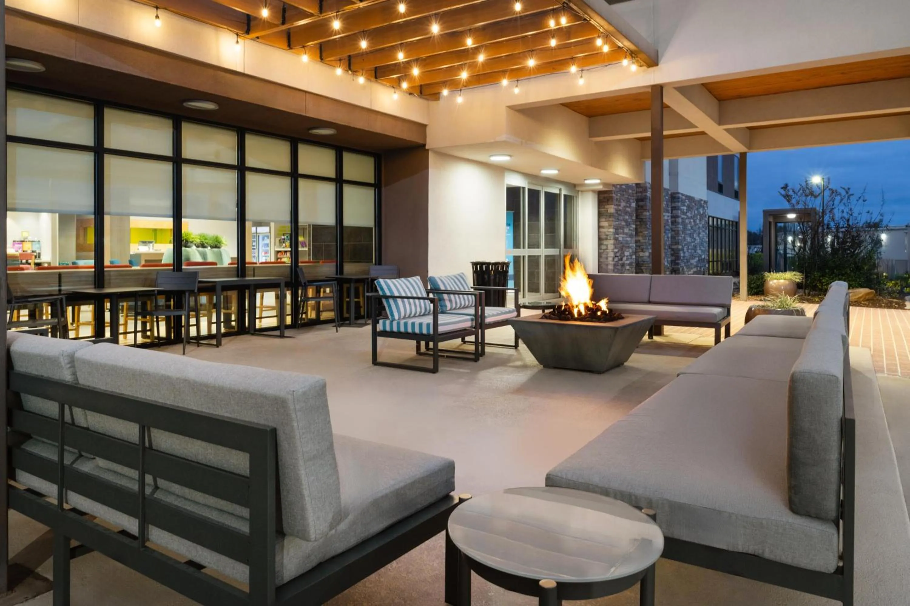 Patio in Home2 Suites by Hilton Alexandria