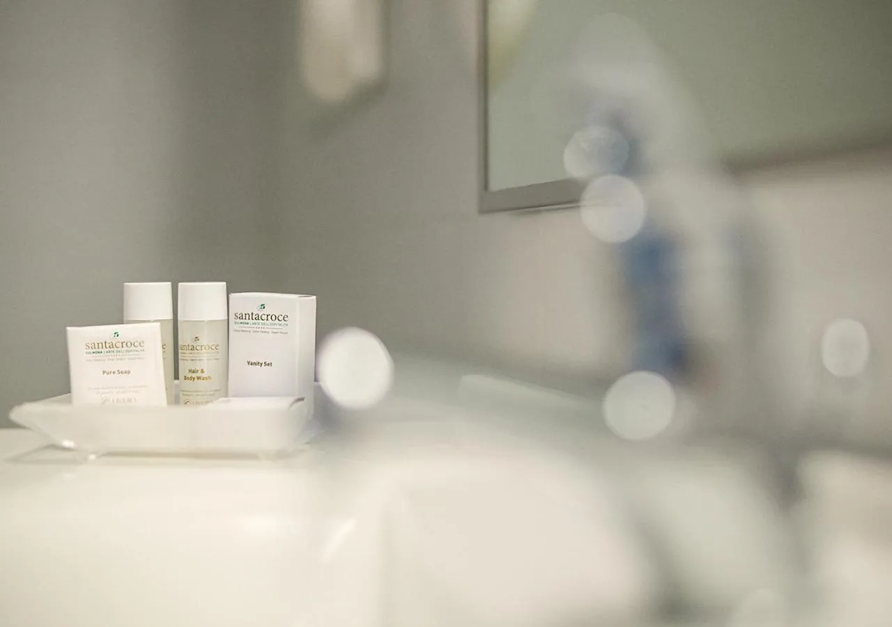 Bathroom in Hotel Ovidius