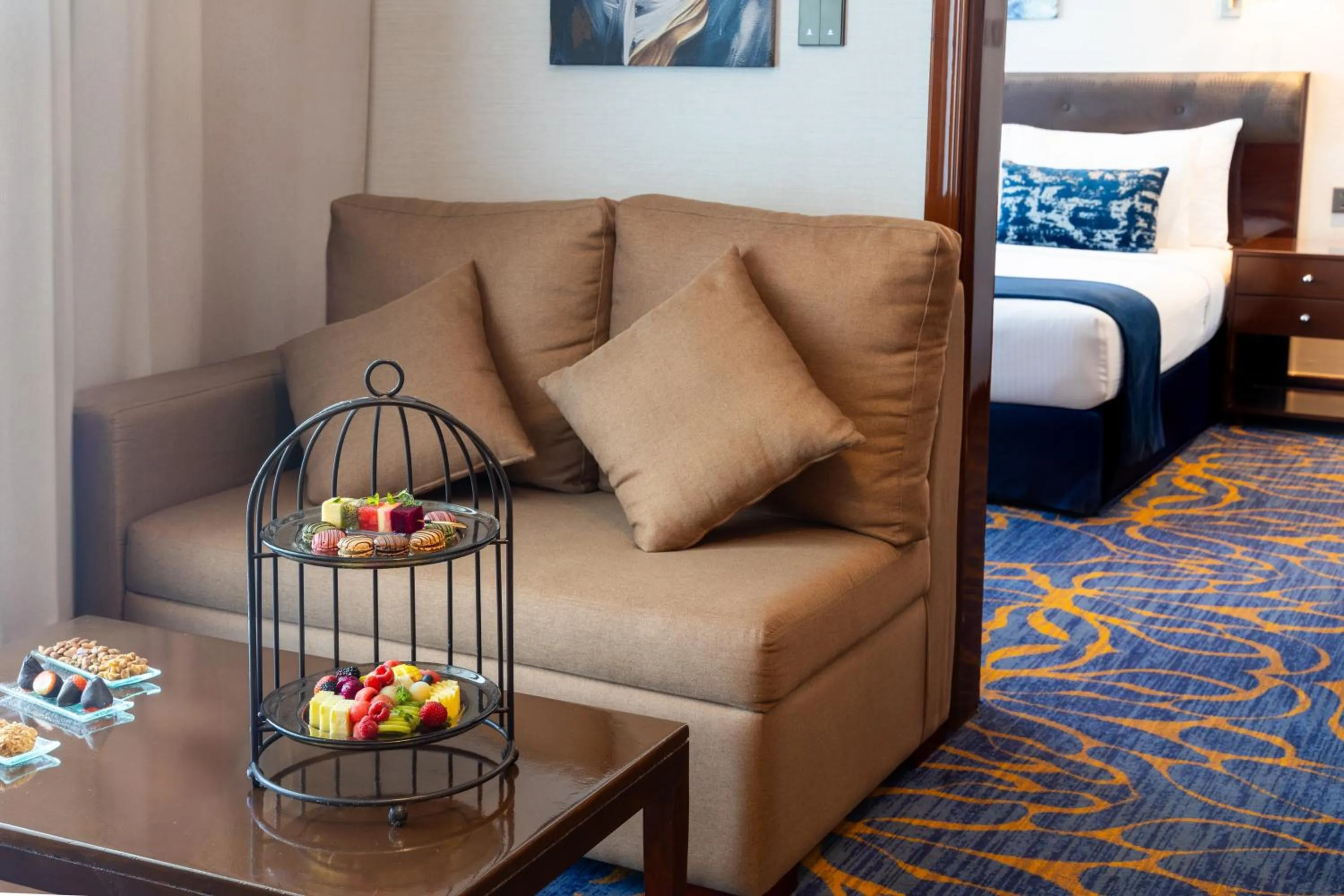 Living room, Bed in MD Hotel By Gewan