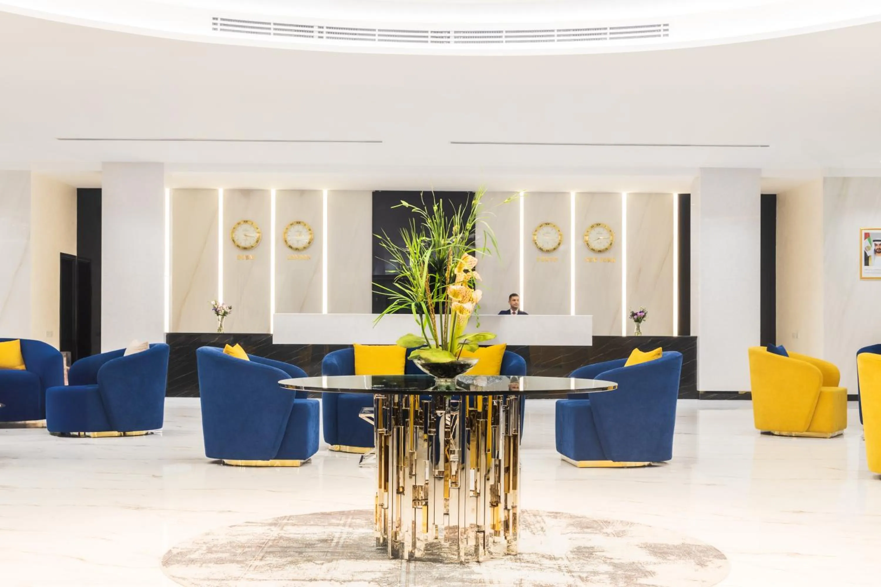 Lobby or reception in MD Hotel By Gewan