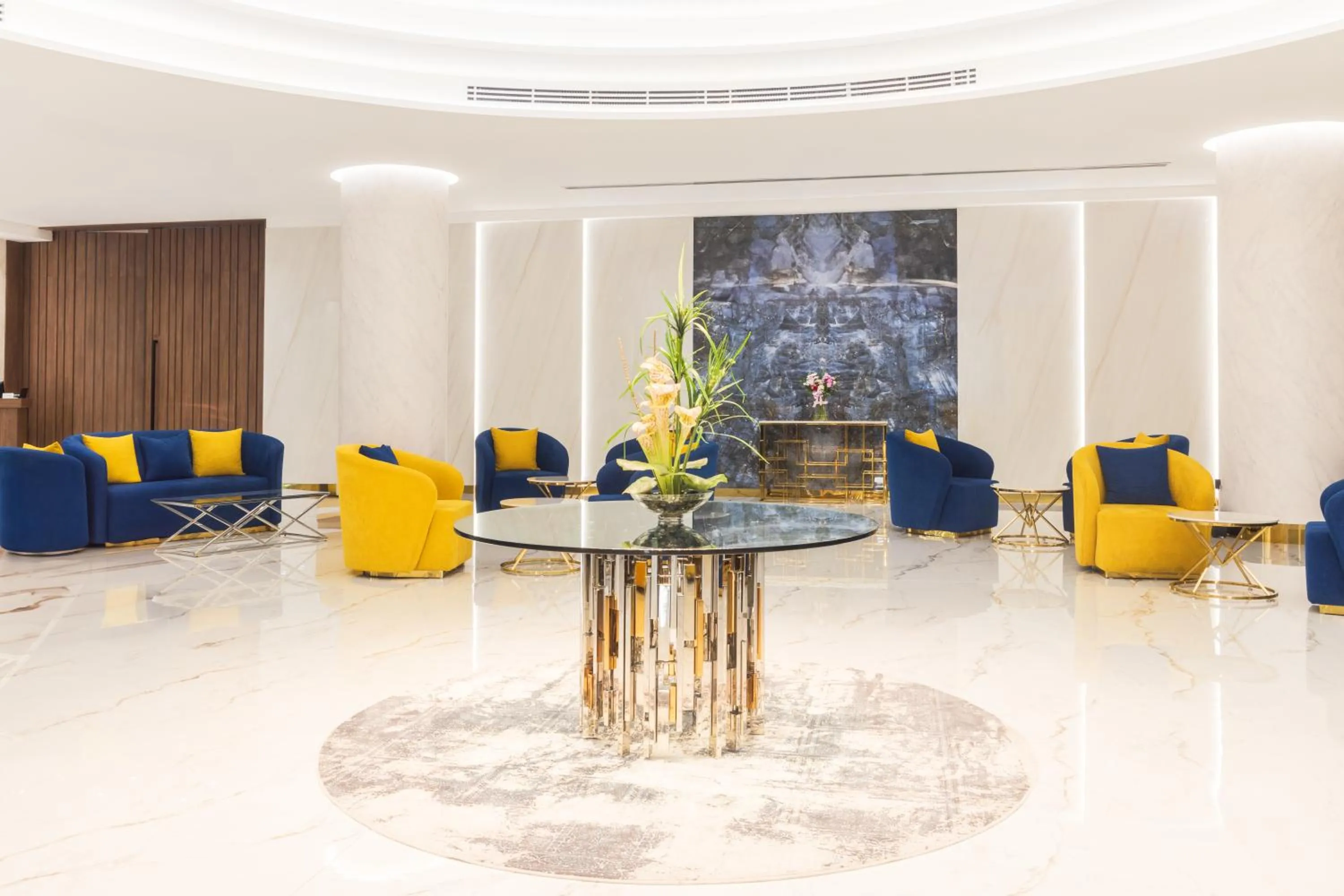 Lobby or reception in MD Hotel By Gewan