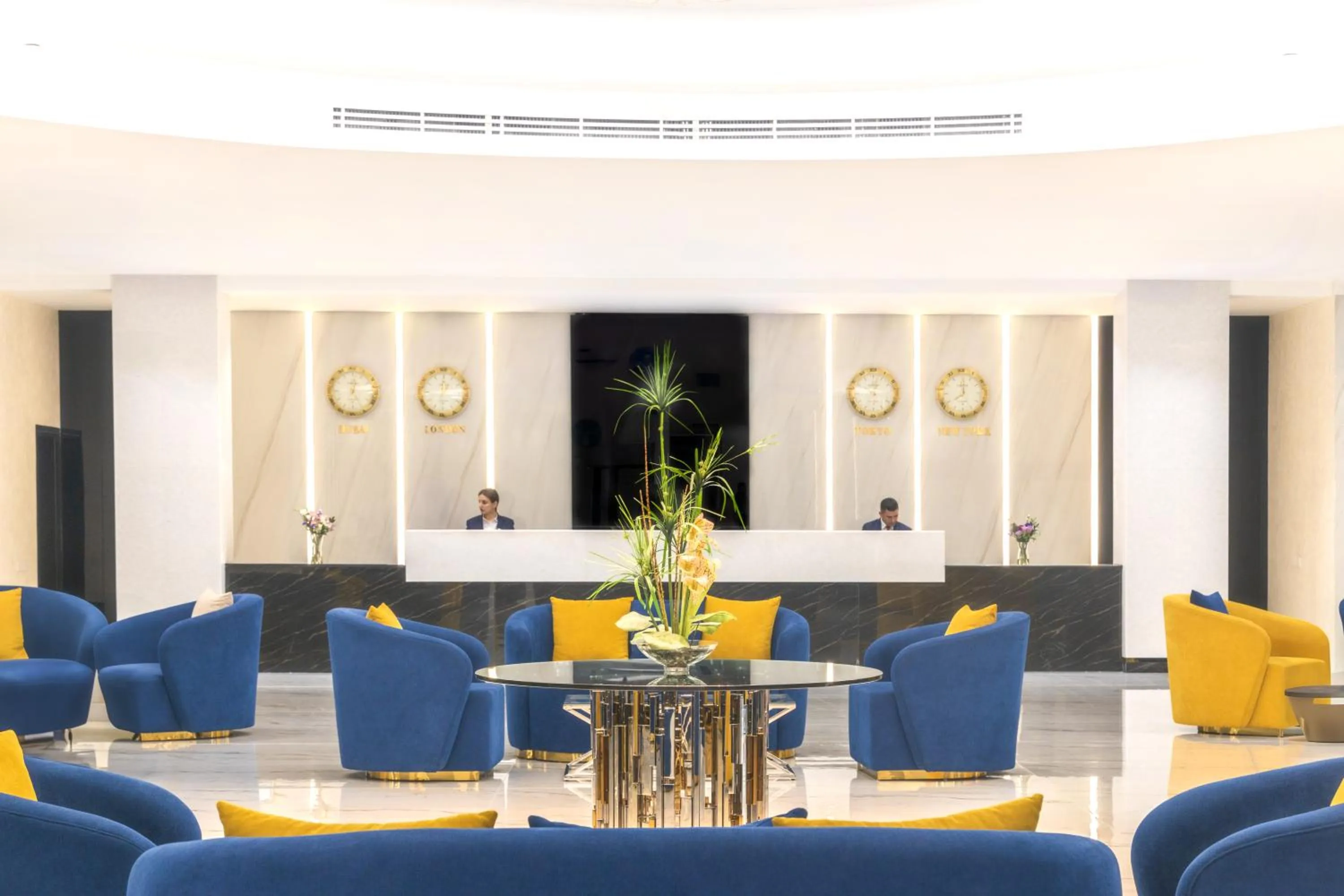 Lobby or reception in MD Hotel By Gewan