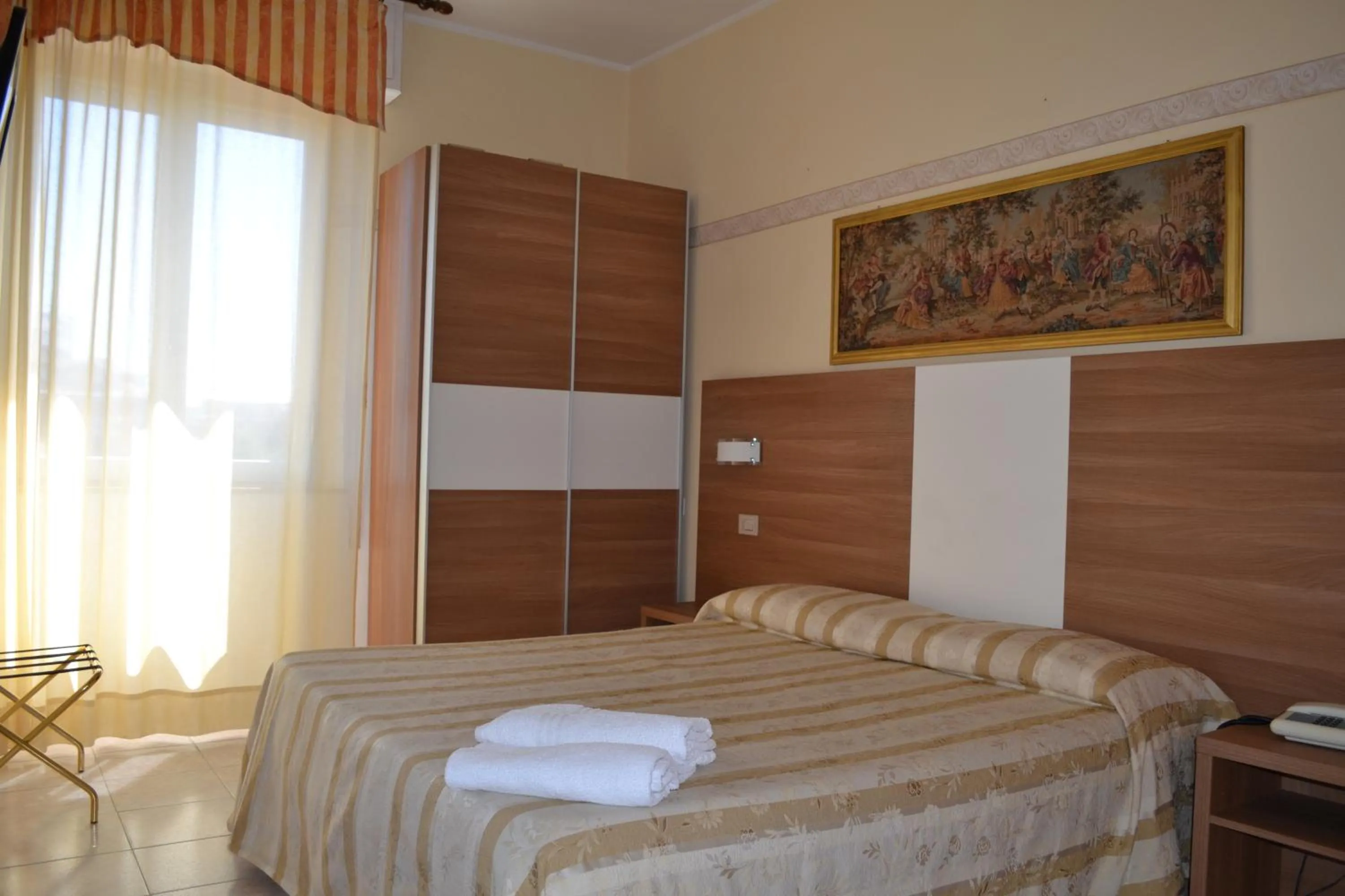 Bedroom, Bed in Hotel Parco Fellini