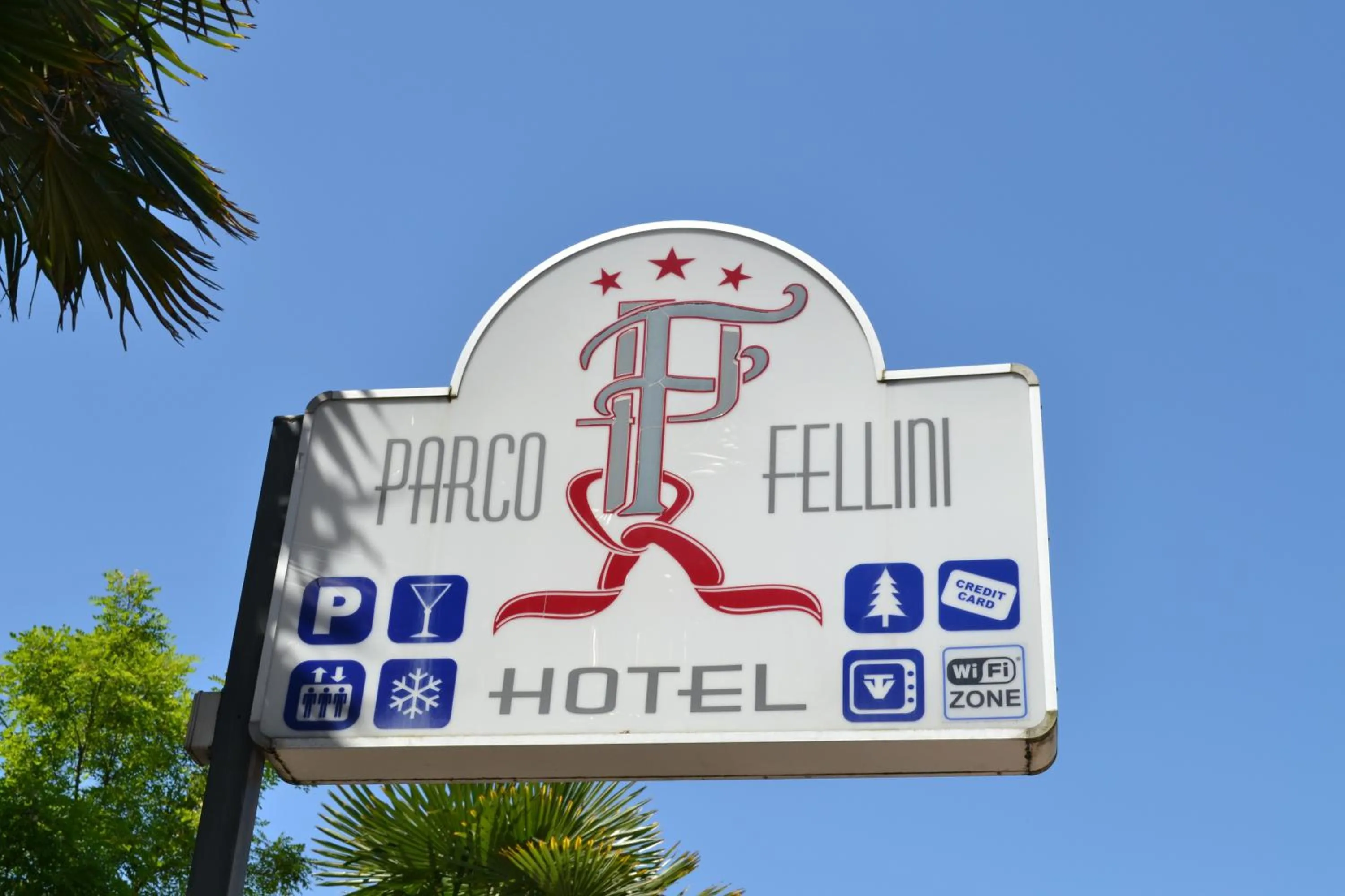 Decorative detail in Hotel Parco Fellini