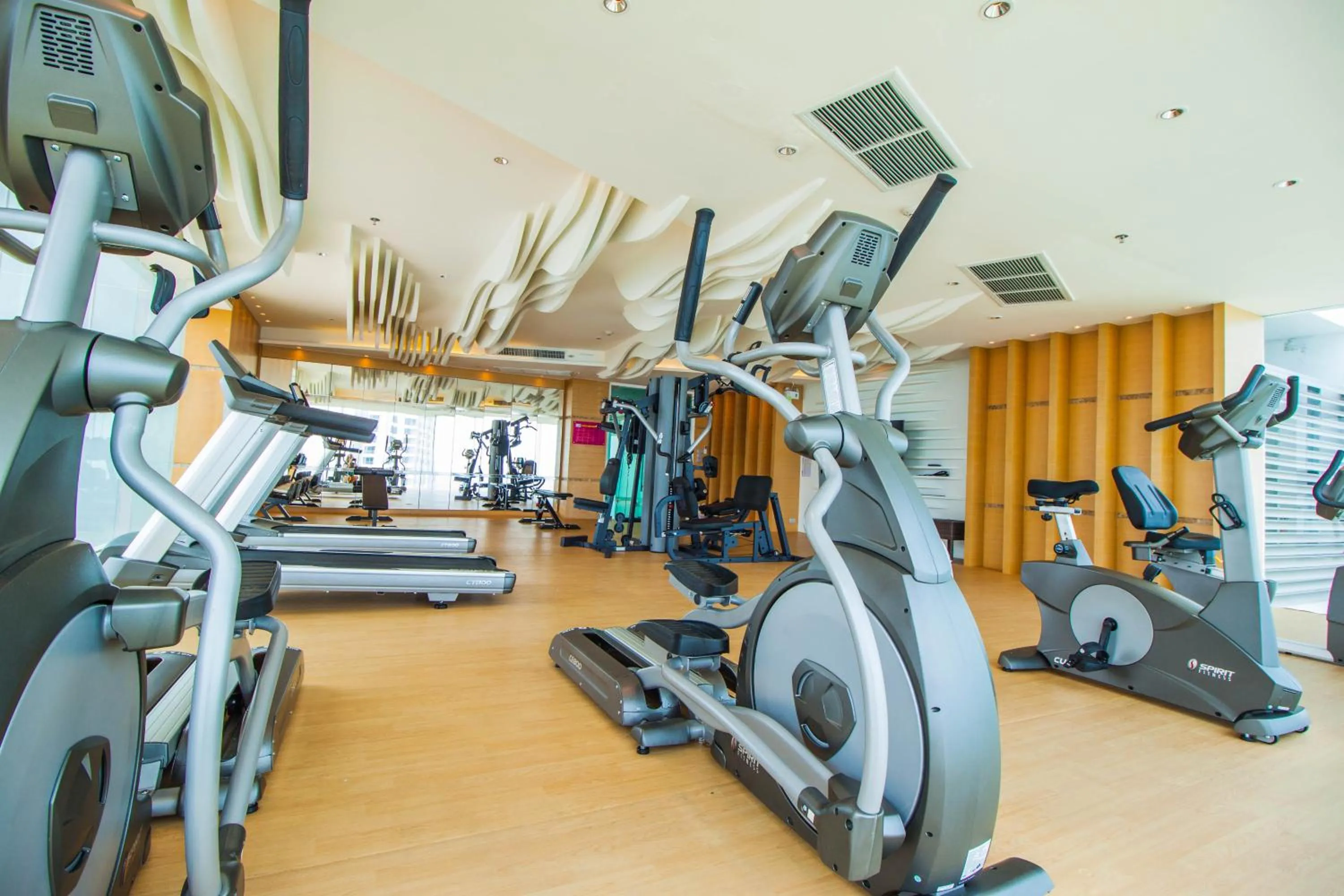 Fitness centre/facilities in Wongamat Tower by Pattaya Sunny Rentals