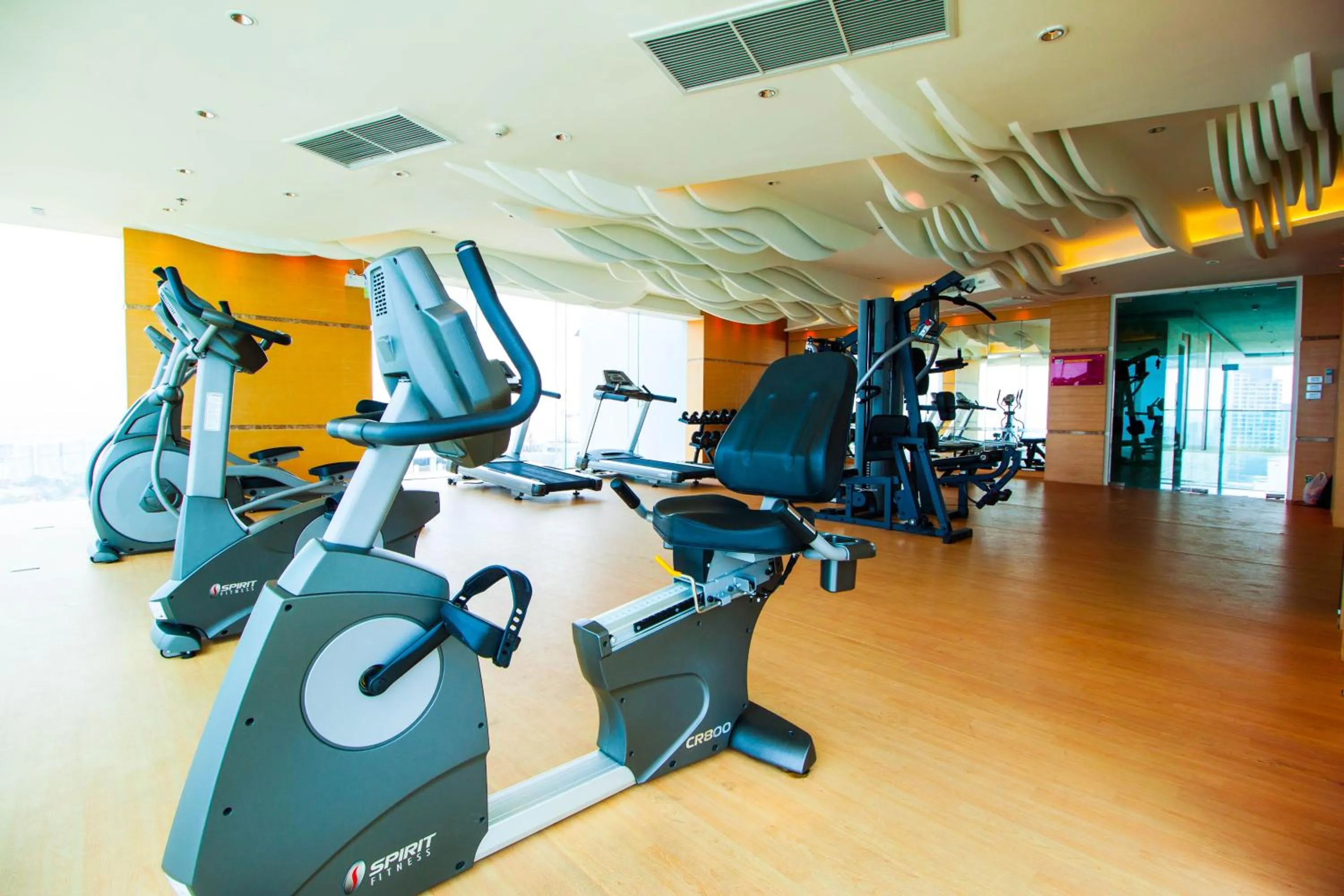 Fitness centre/facilities in Wongamat Tower by Pattaya Sunny Rentals