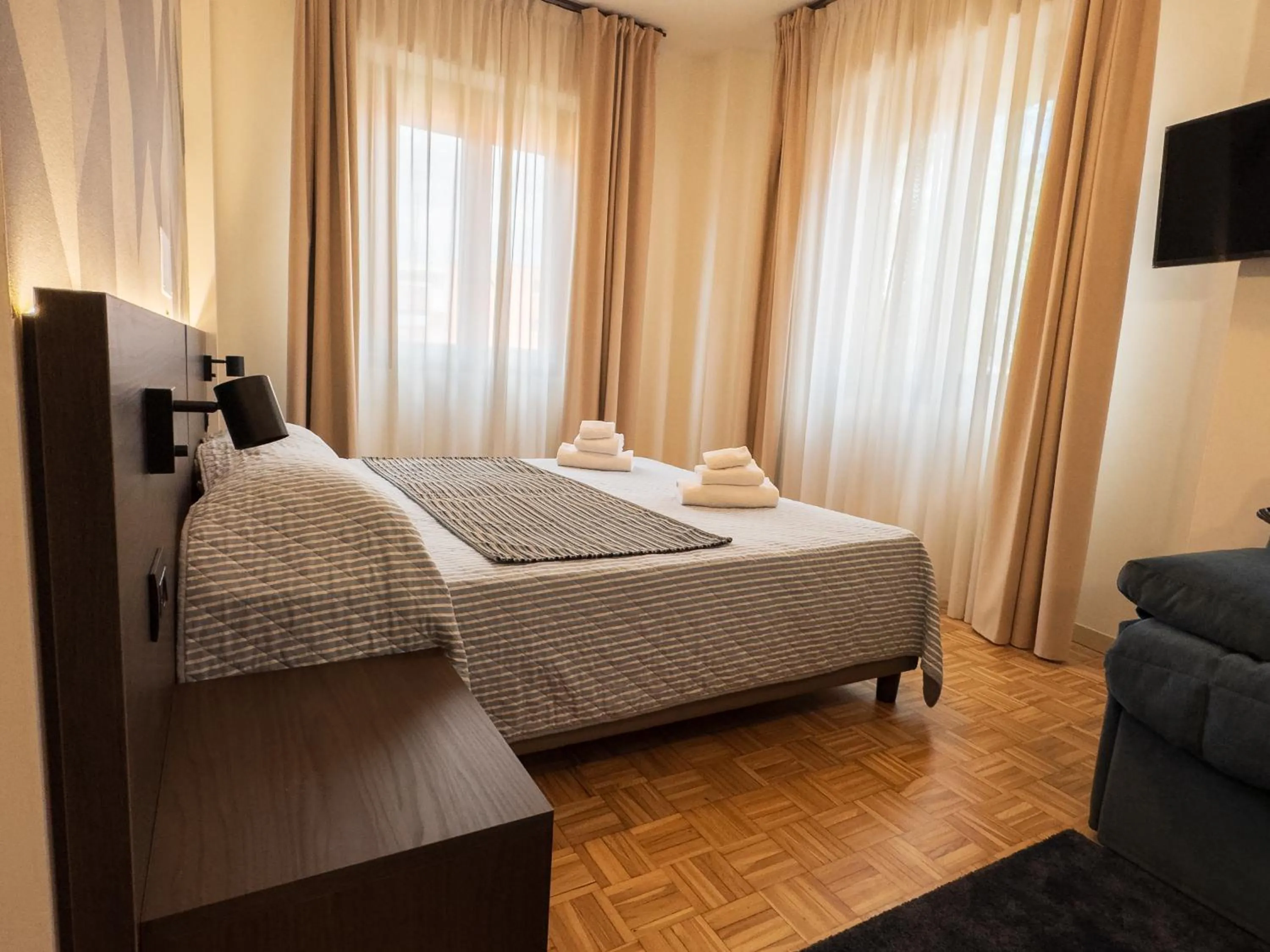 Bed in Hotel Astoria