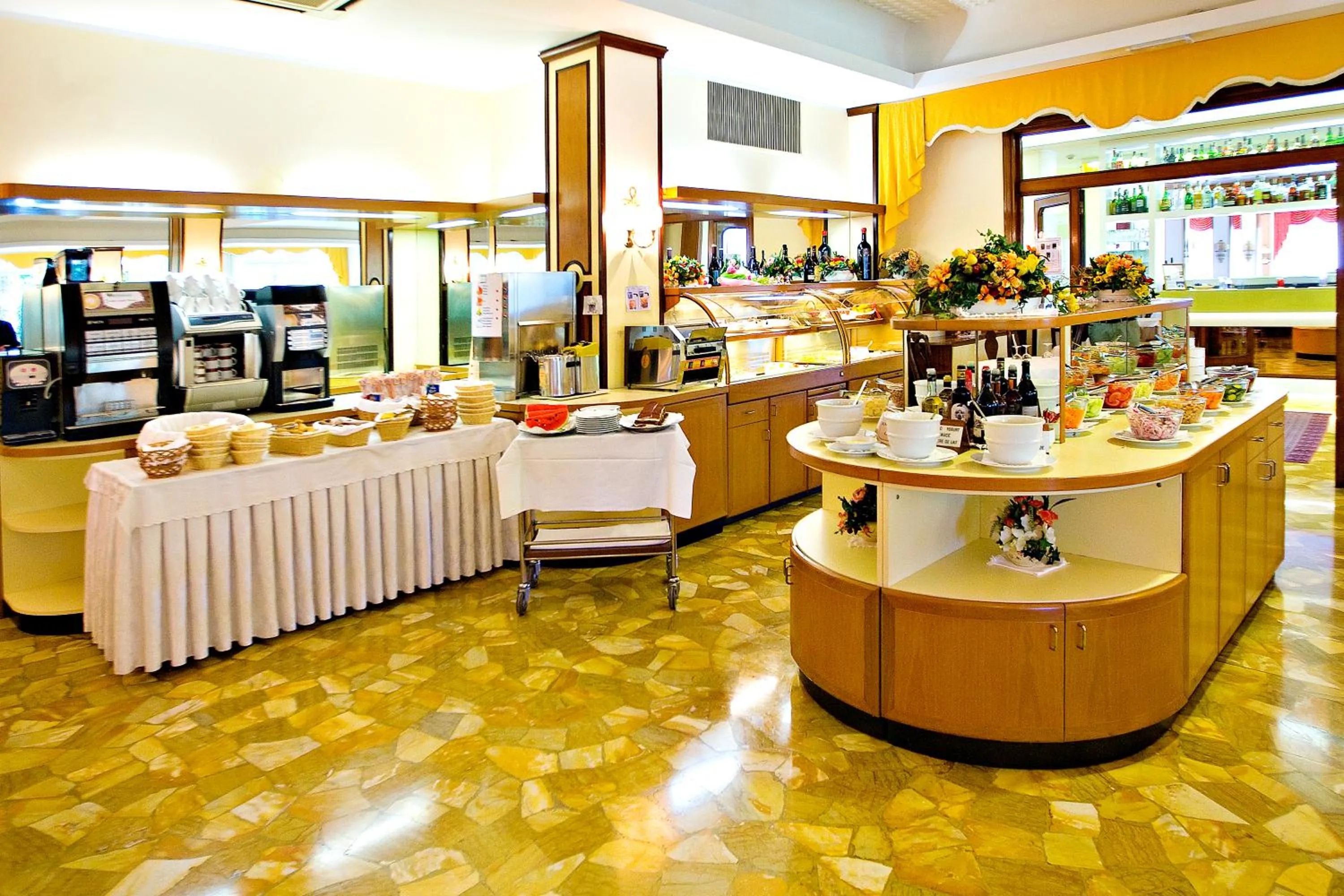 Continental breakfast in Hotel Abano Astoria