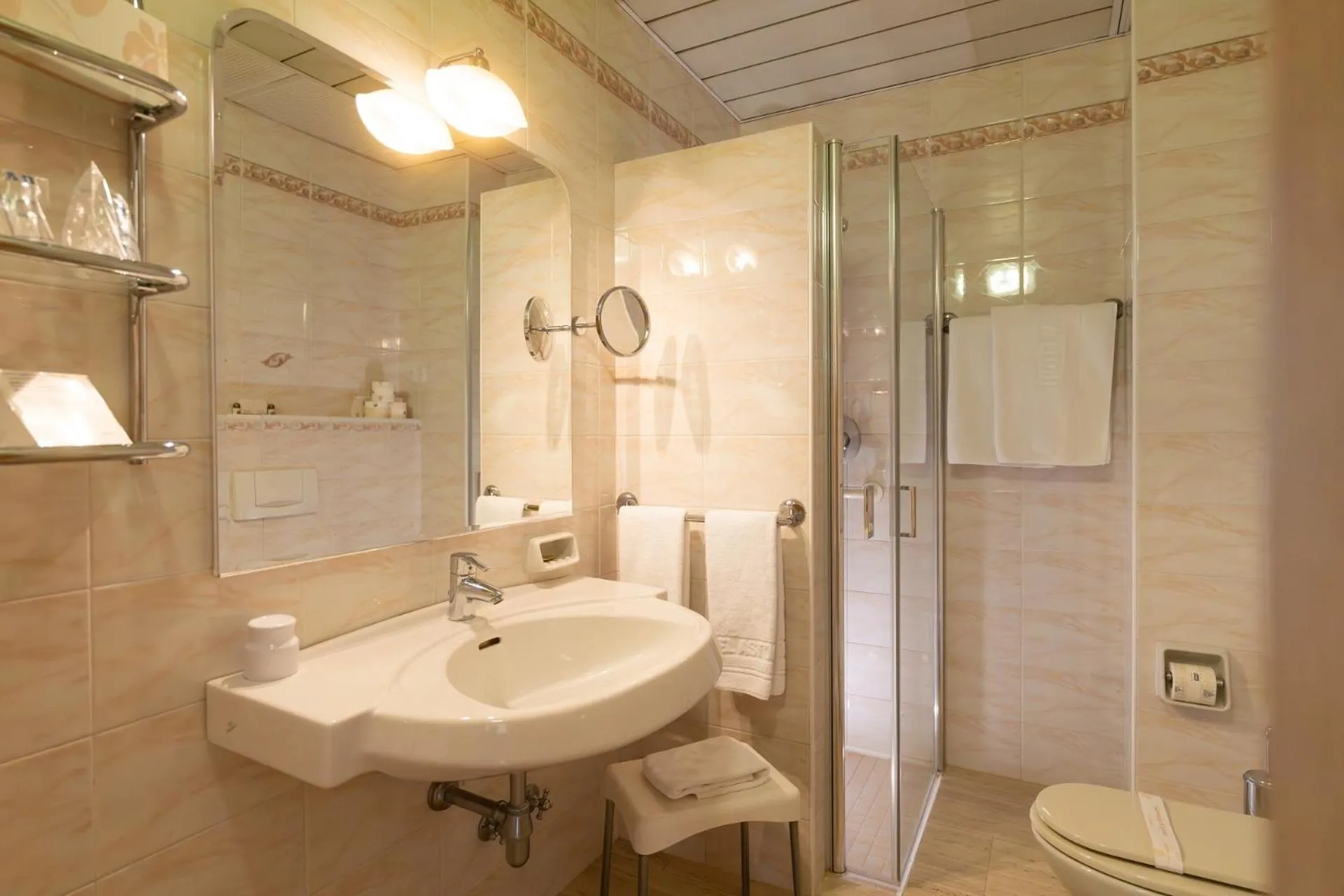 Shower in Hotel Abano Astoria