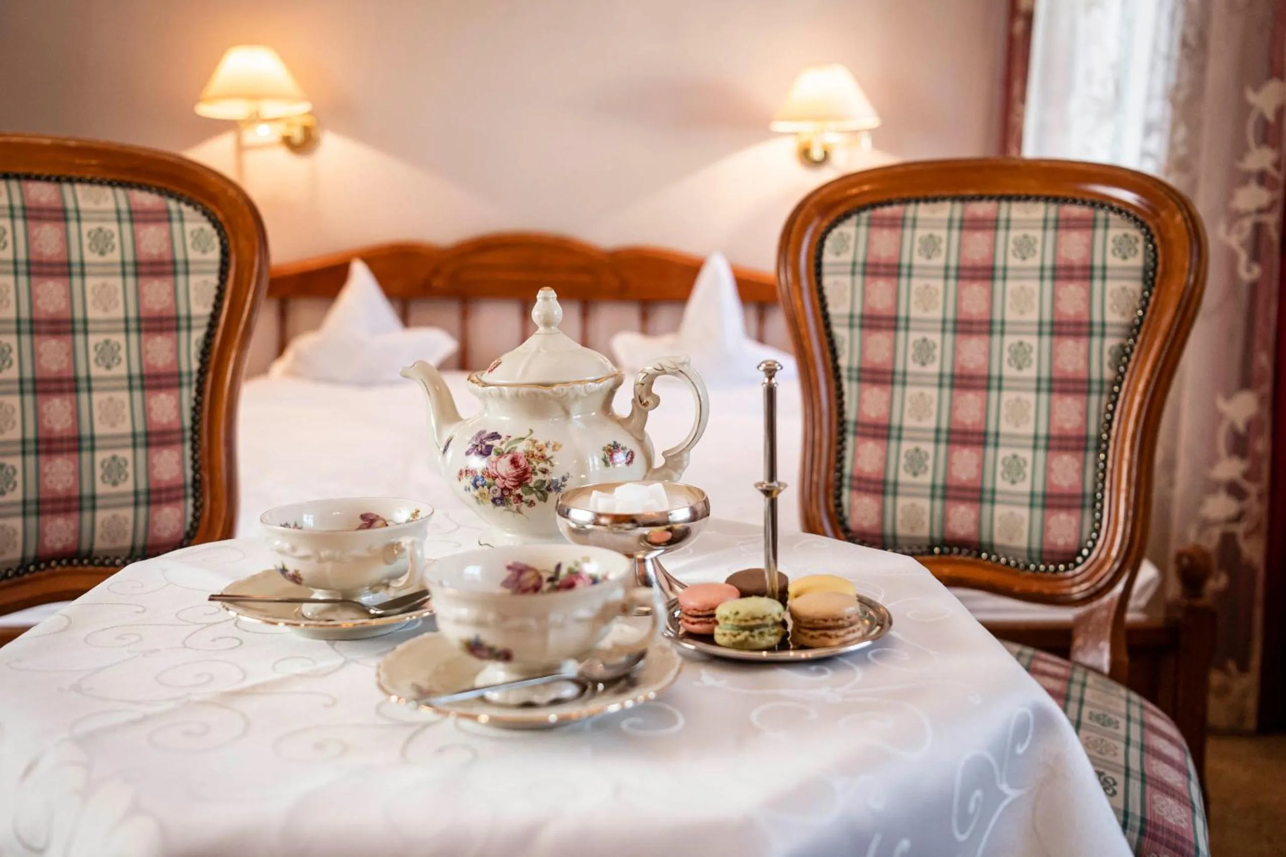 Photo of the whole room, Bed in Romantik Hotel & Restaurant Stafler