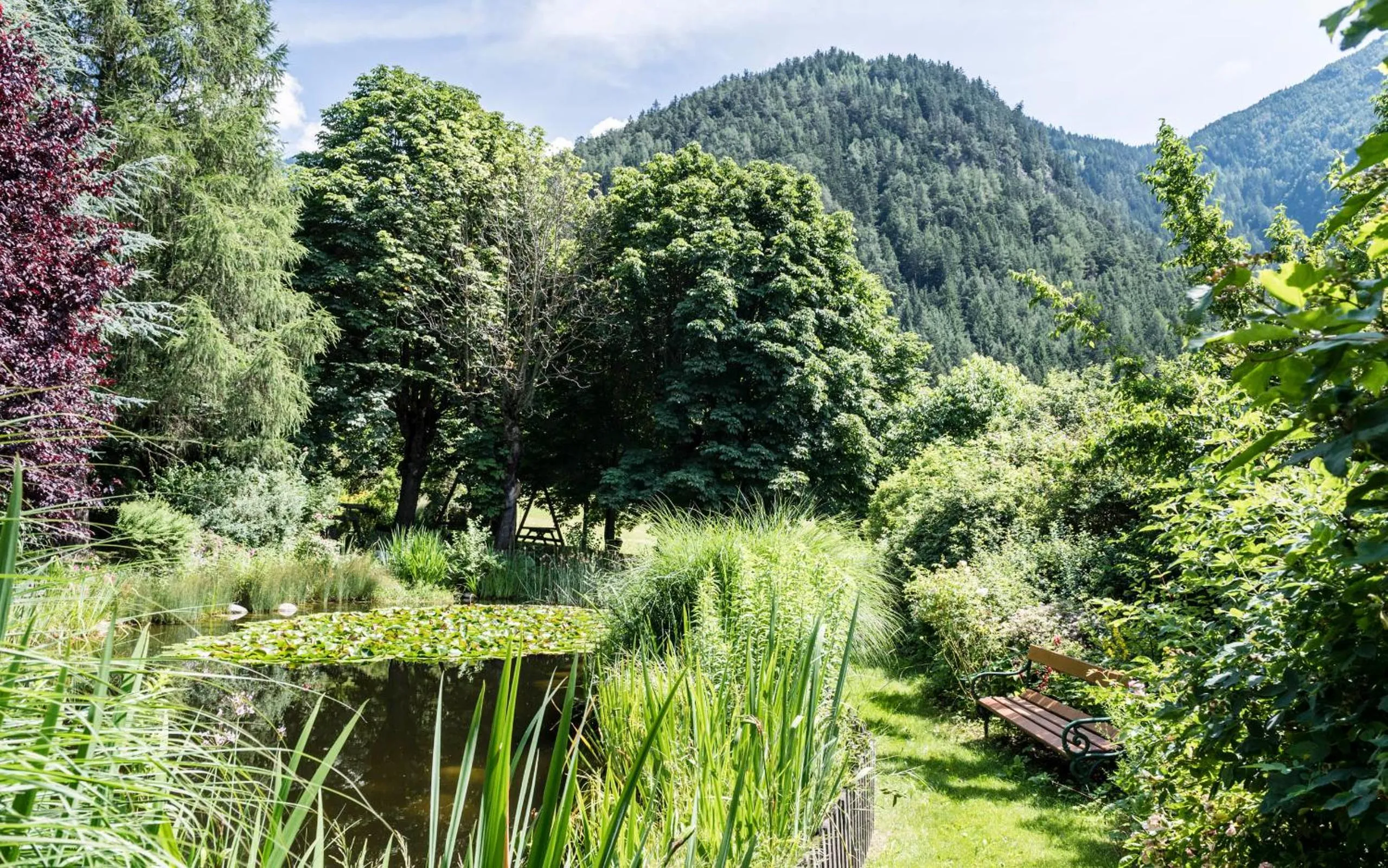 Patio in Romantik Hotel & Restaurant Stafler