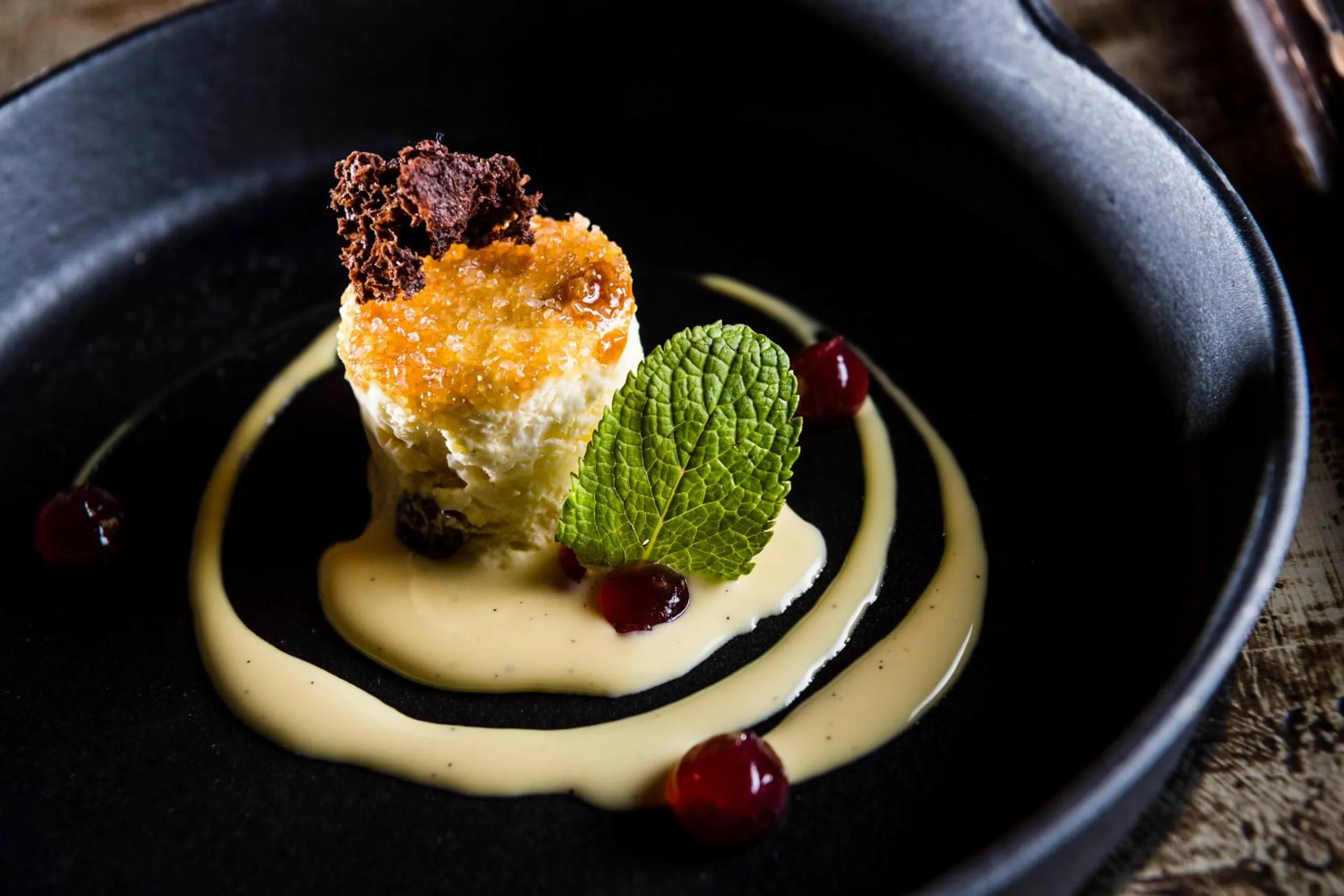 Food close-up in Romantik Hotel & Restaurant Stafler