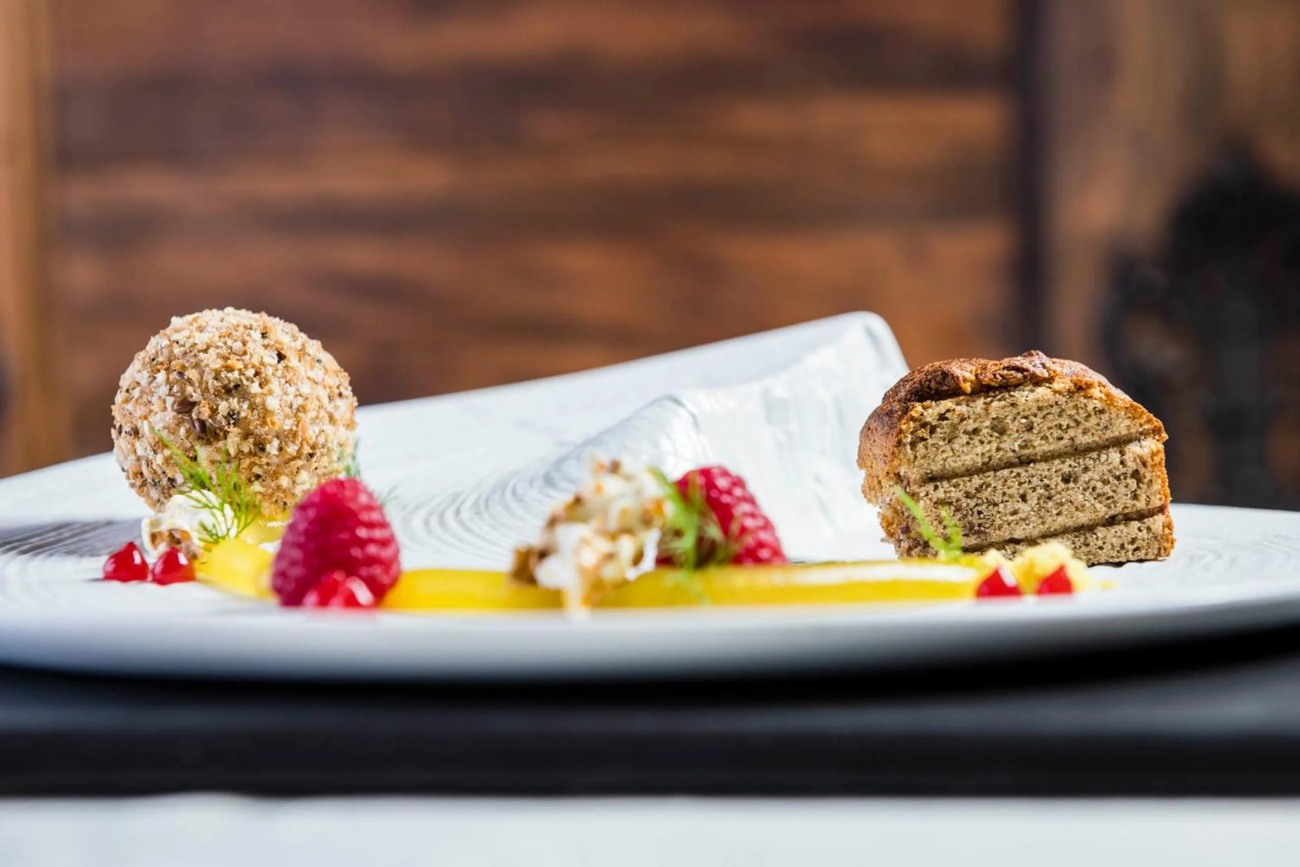 Food close-up in Romantik Hotel & Restaurant Stafler